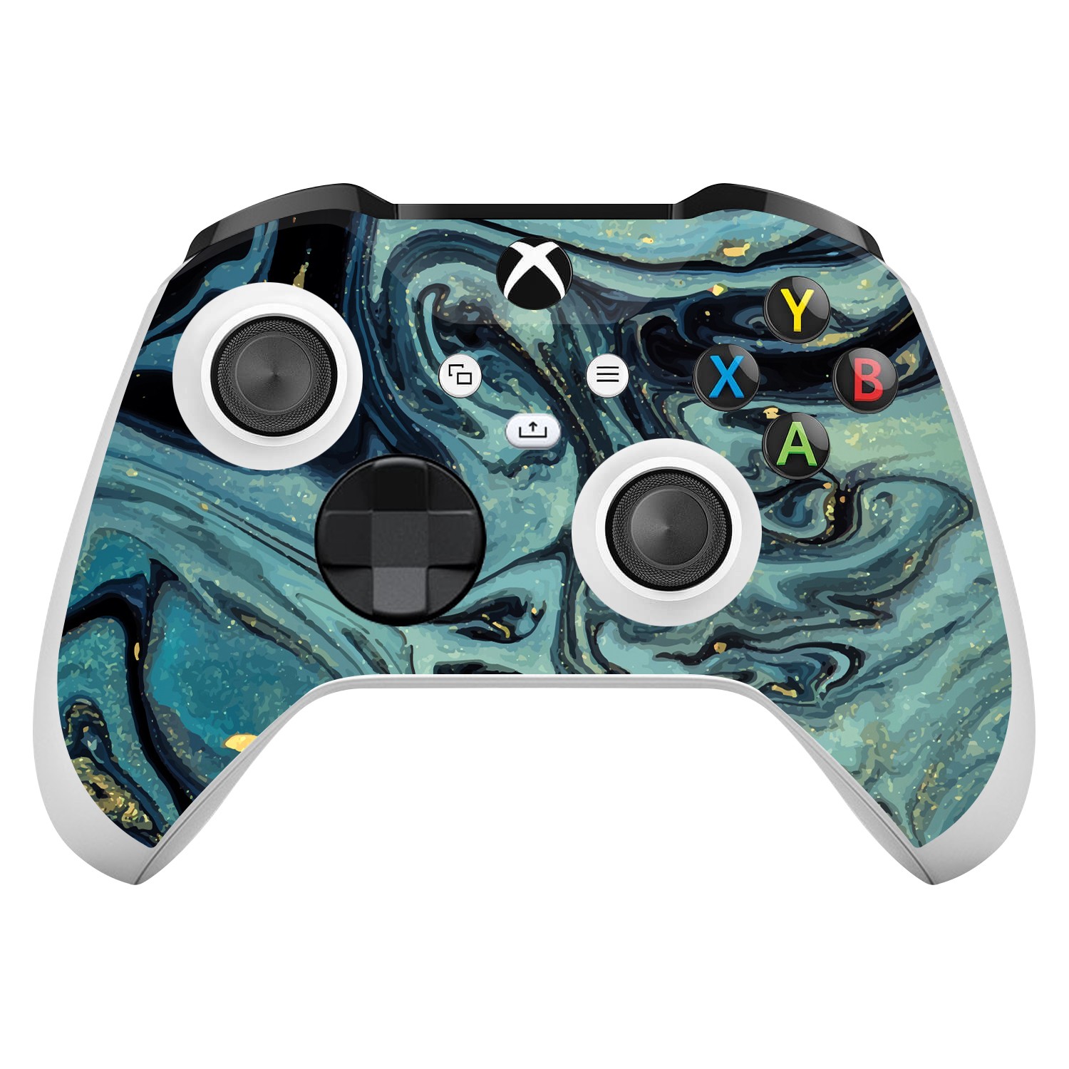 Xbox Series X / S Controller Skin Mystic Blue Wave