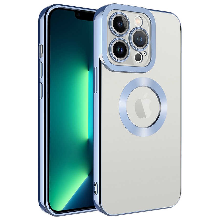 iPhone 13 Pro Max Kılıf Kamera Korumalı Logo Gösteren Omega
