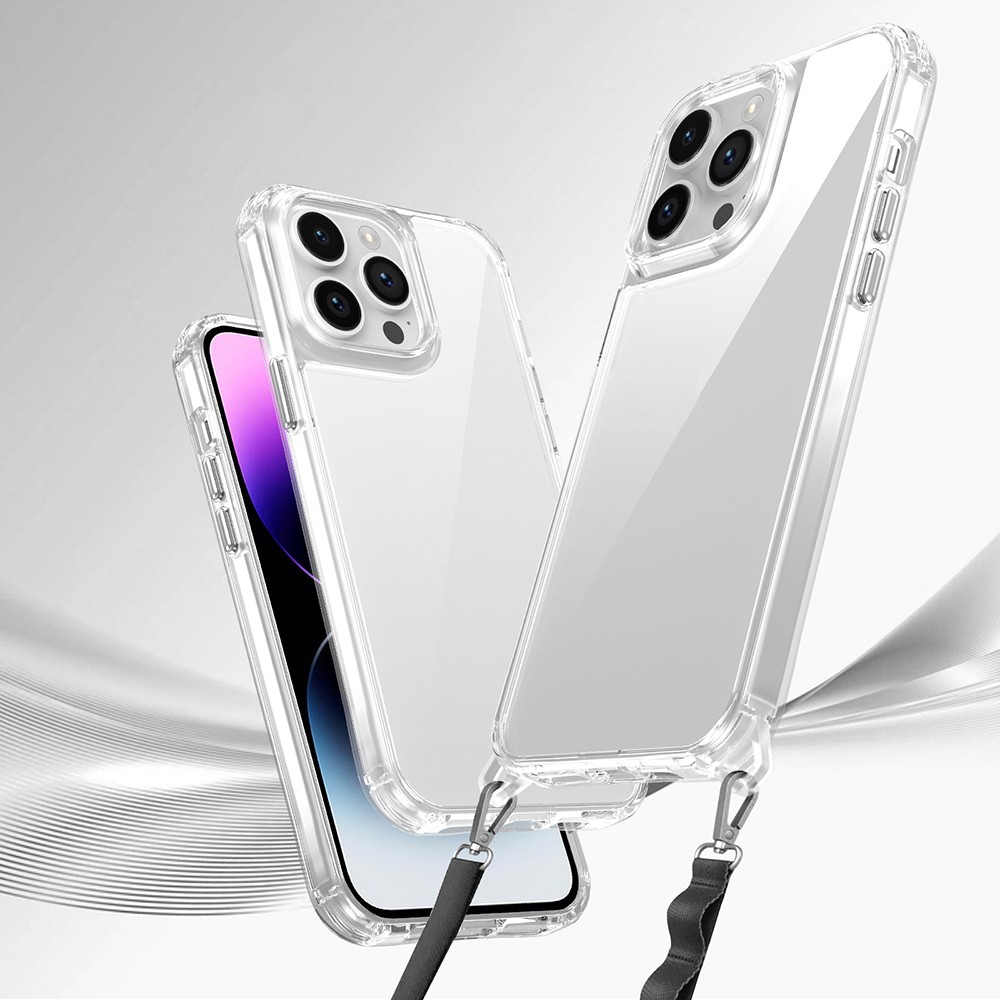 iPhone 14 Pro Kılıf Airbagli Takılabilir Askı Aparatlı Snap Silikon