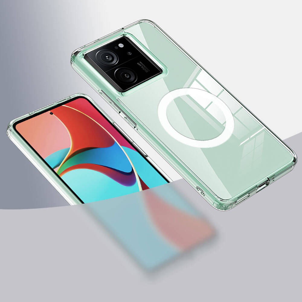 Xiaomi Mi 13T Kılıf Sert PC Arka Yüzey Wireless Şarj