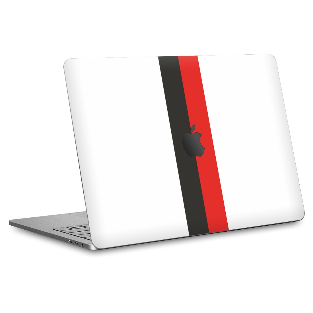 MacBook Pro 13" (2016-2018 Touchbar) Kaplama - Siyah Beyaz Kırmızı