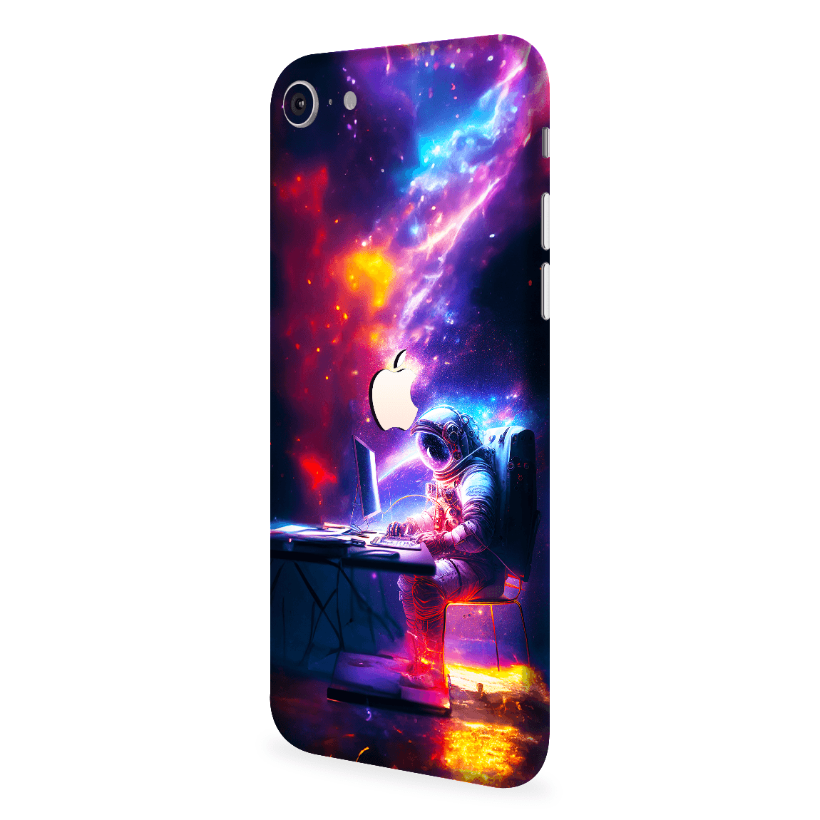 iPhone SE 2020 / 2022 Kaplama Nebula Astronot