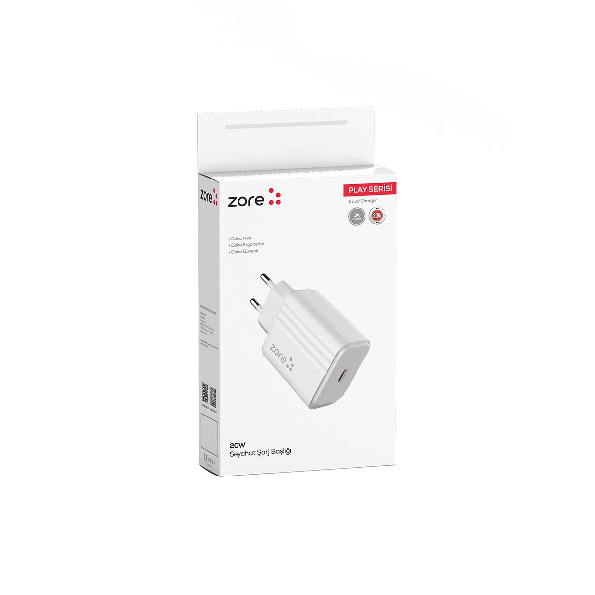Play Serisi PL2 20W PD Seyahat Şarj Aleti
