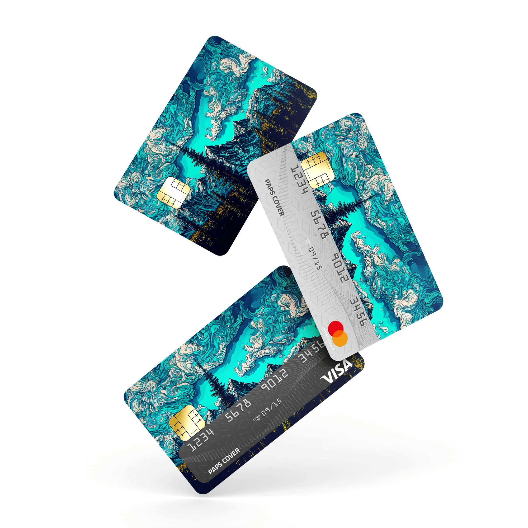 Kredi Kartı Kaplama / Sticker - Doğanın Mavisi