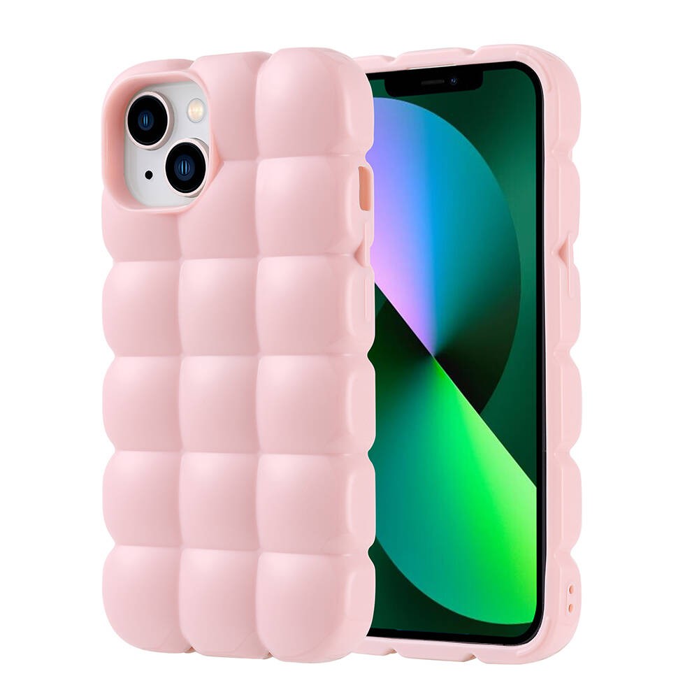 iPhone 14 Kılıf Parlak Esnek Silikon Dom Dom
