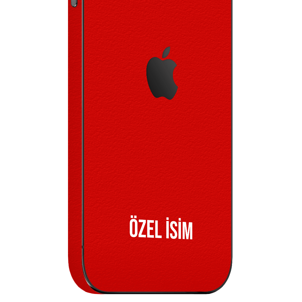 iPhone 13 Mini Kaplama Dokulu Kırmızı