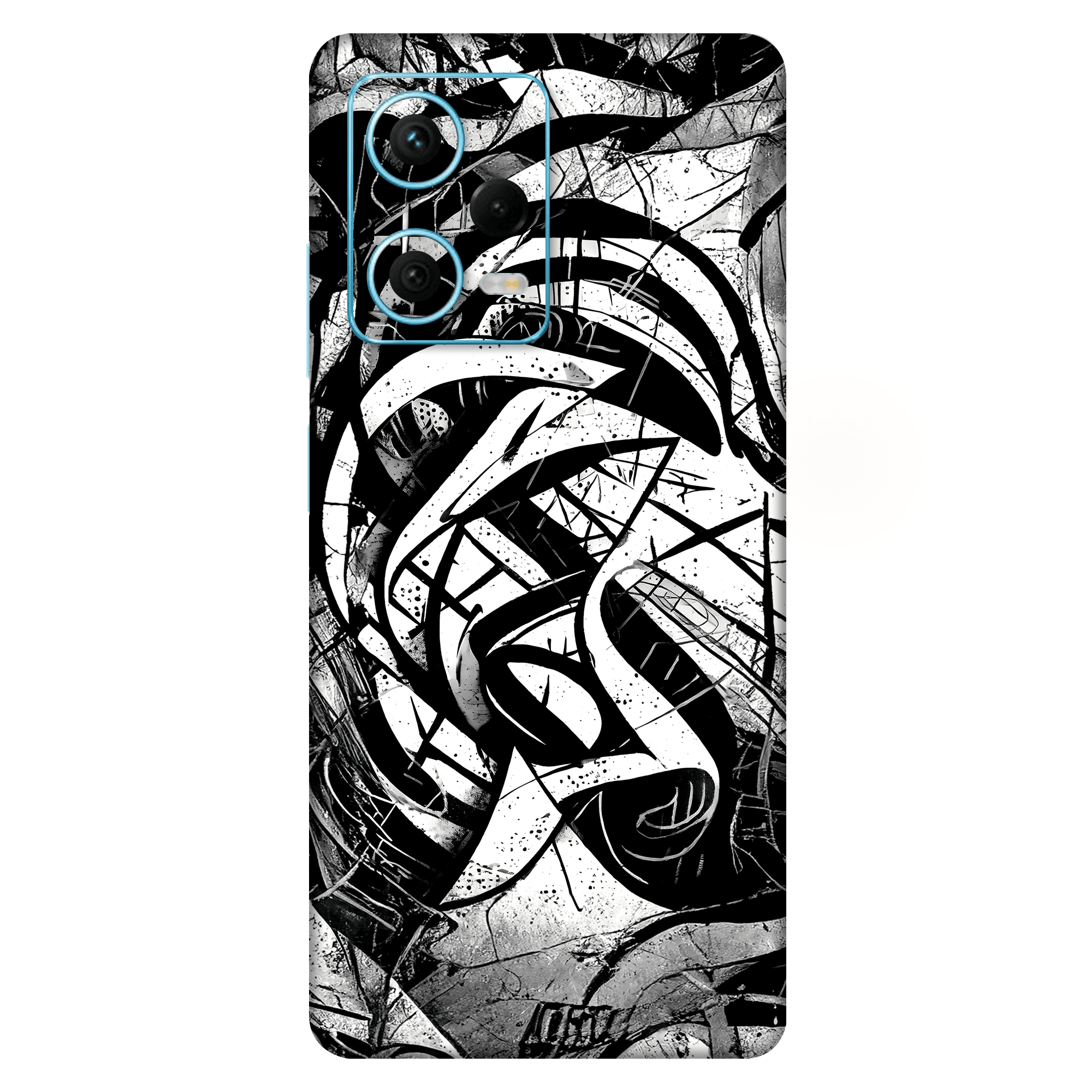 Xiaomi Redmi Note 12 Pro 5G Kaplama Monochrome Grafiti