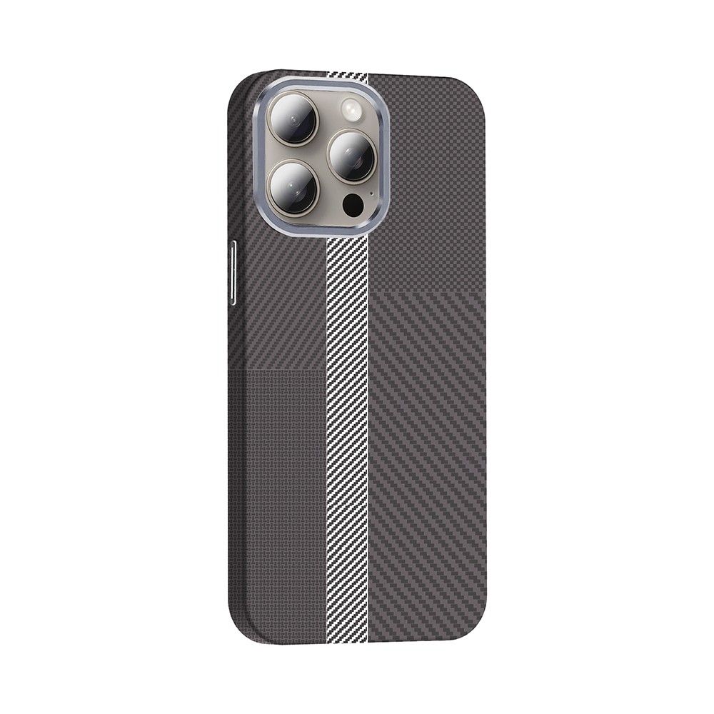 iPhone 15 Pro Kılıf Karbon Fiber M-safe