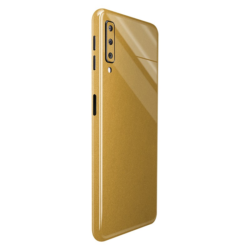 Samsung Galaxy A7 2018 Kaplama - Metalik Altın