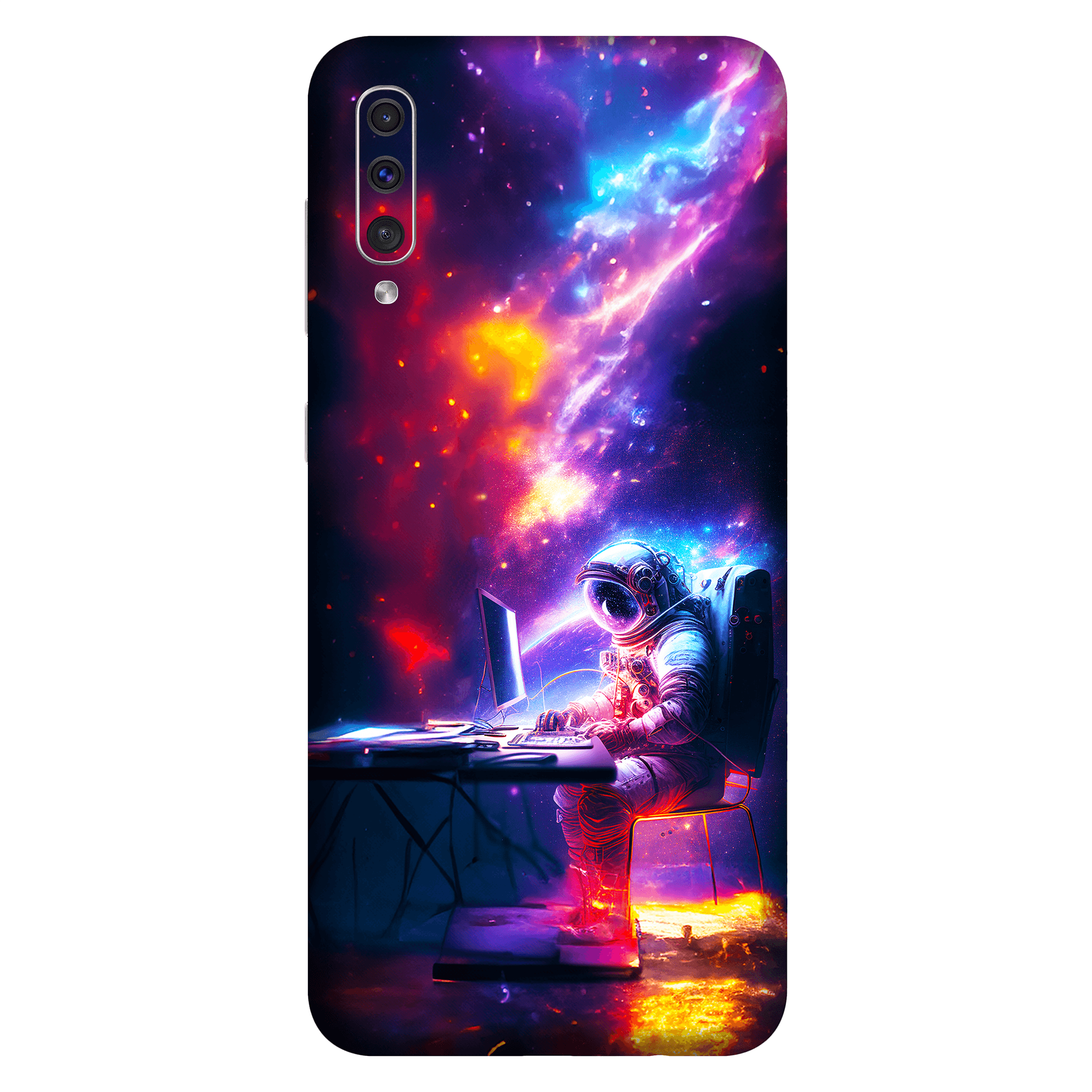 Samsung A70 Kaplama Nebula Astronot