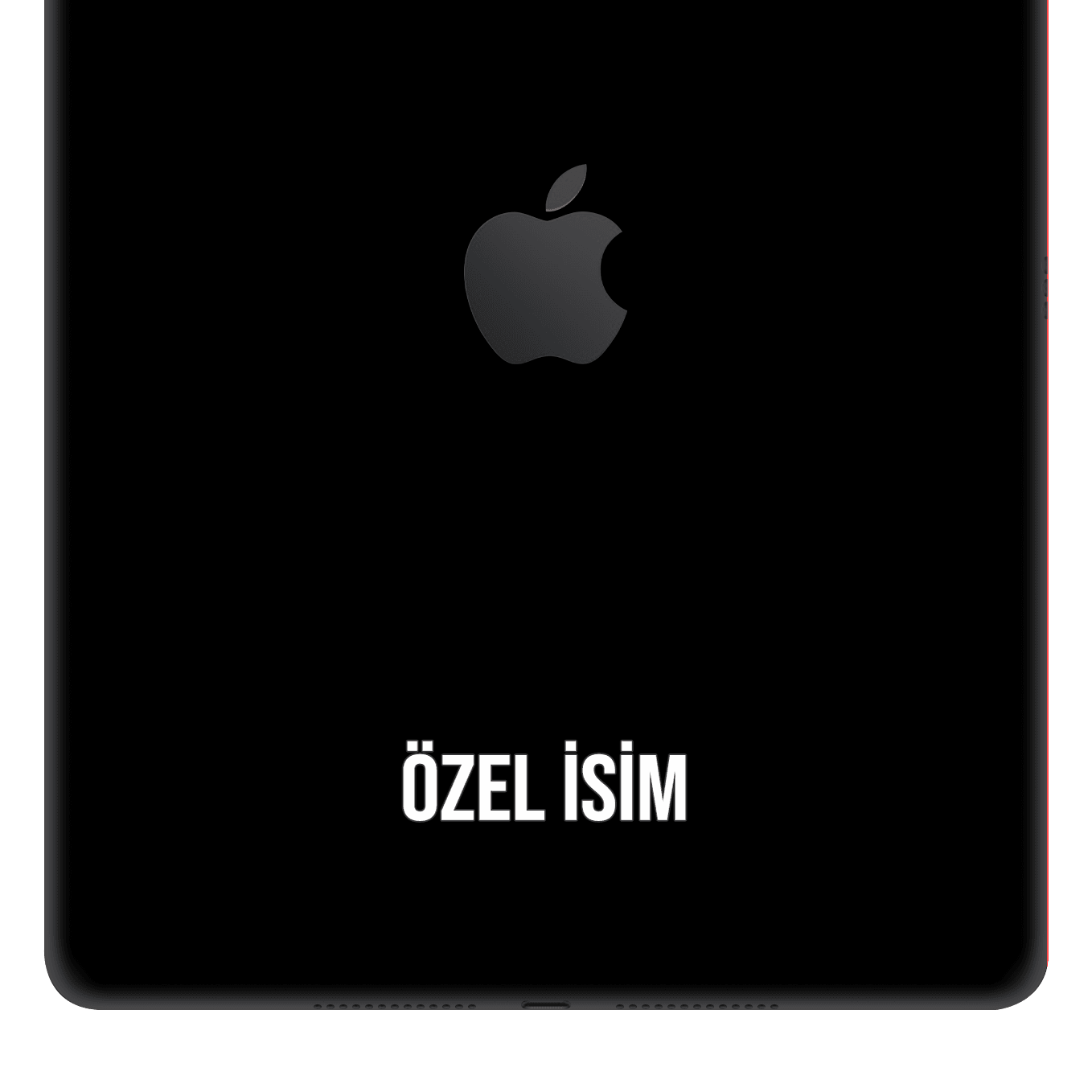 iPad Kaplama Mat Siyah