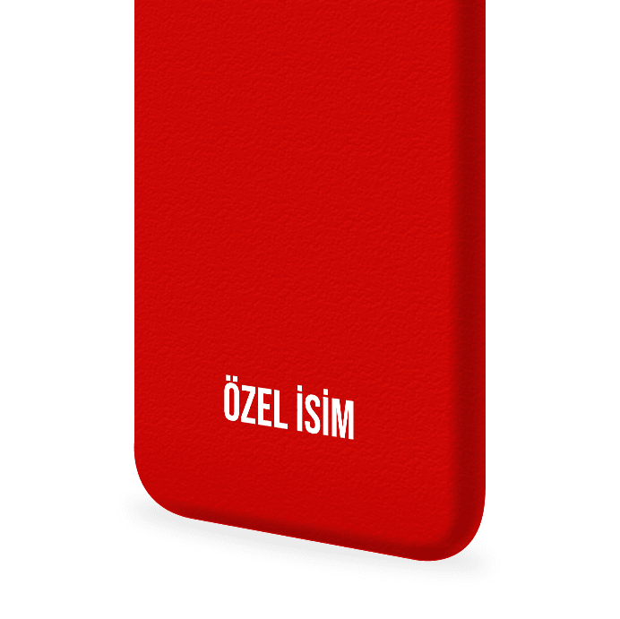 iPhone 8 Kaplama Dokulu Kırmızı