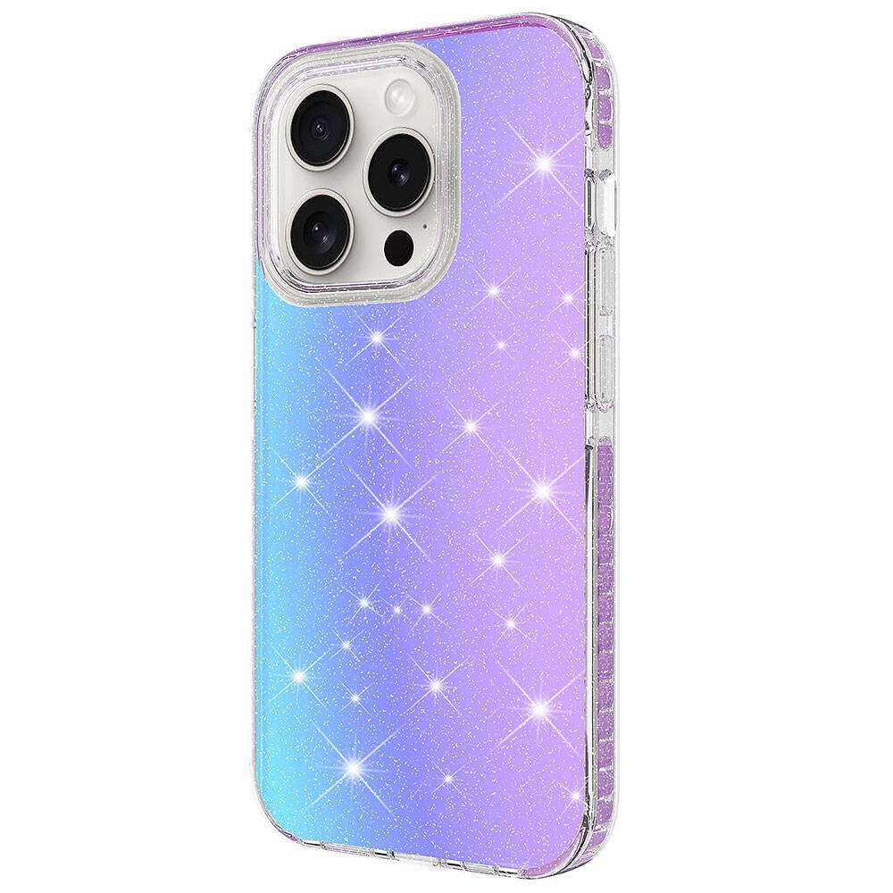 iPhone 15 Pro Kılıf Parlak Renk Geçişli Velle