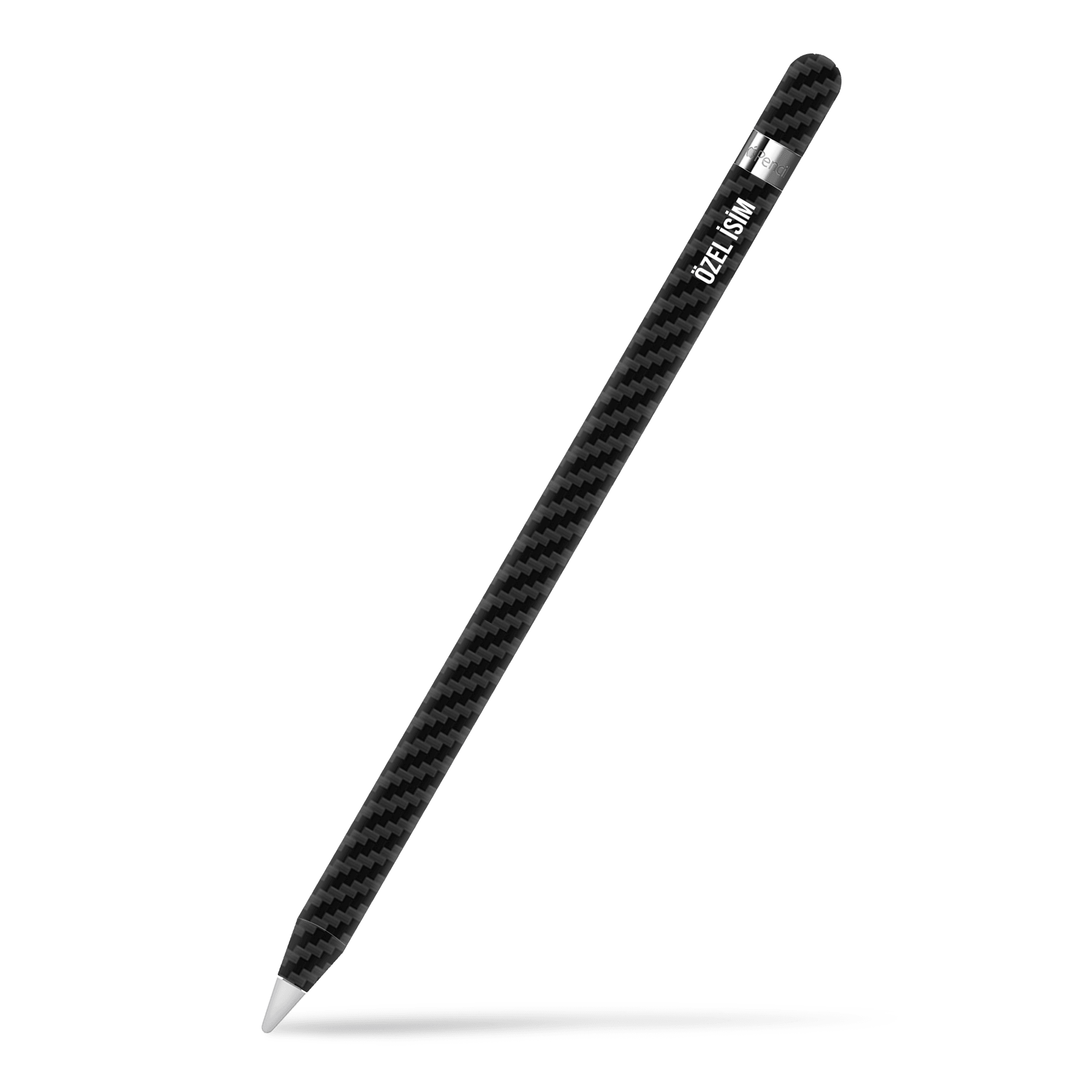 Apple Pencil Kaplama Siyah Karbon Fiber