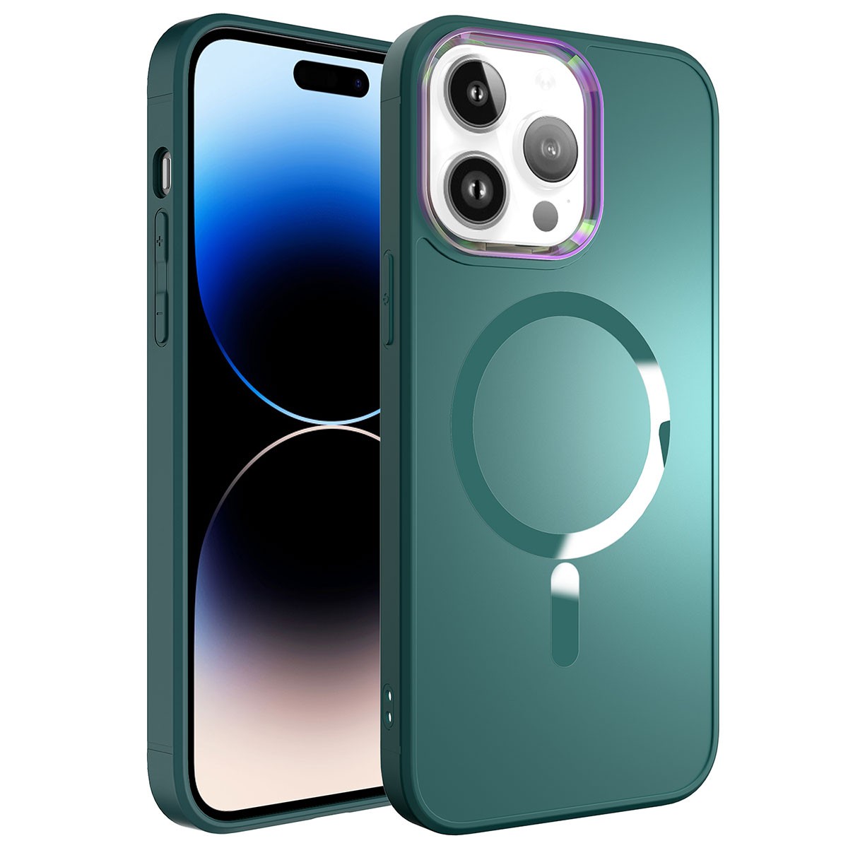 iPhone 14 Pro Kılıf M-safe Wireless Şarj Özellikli Stil