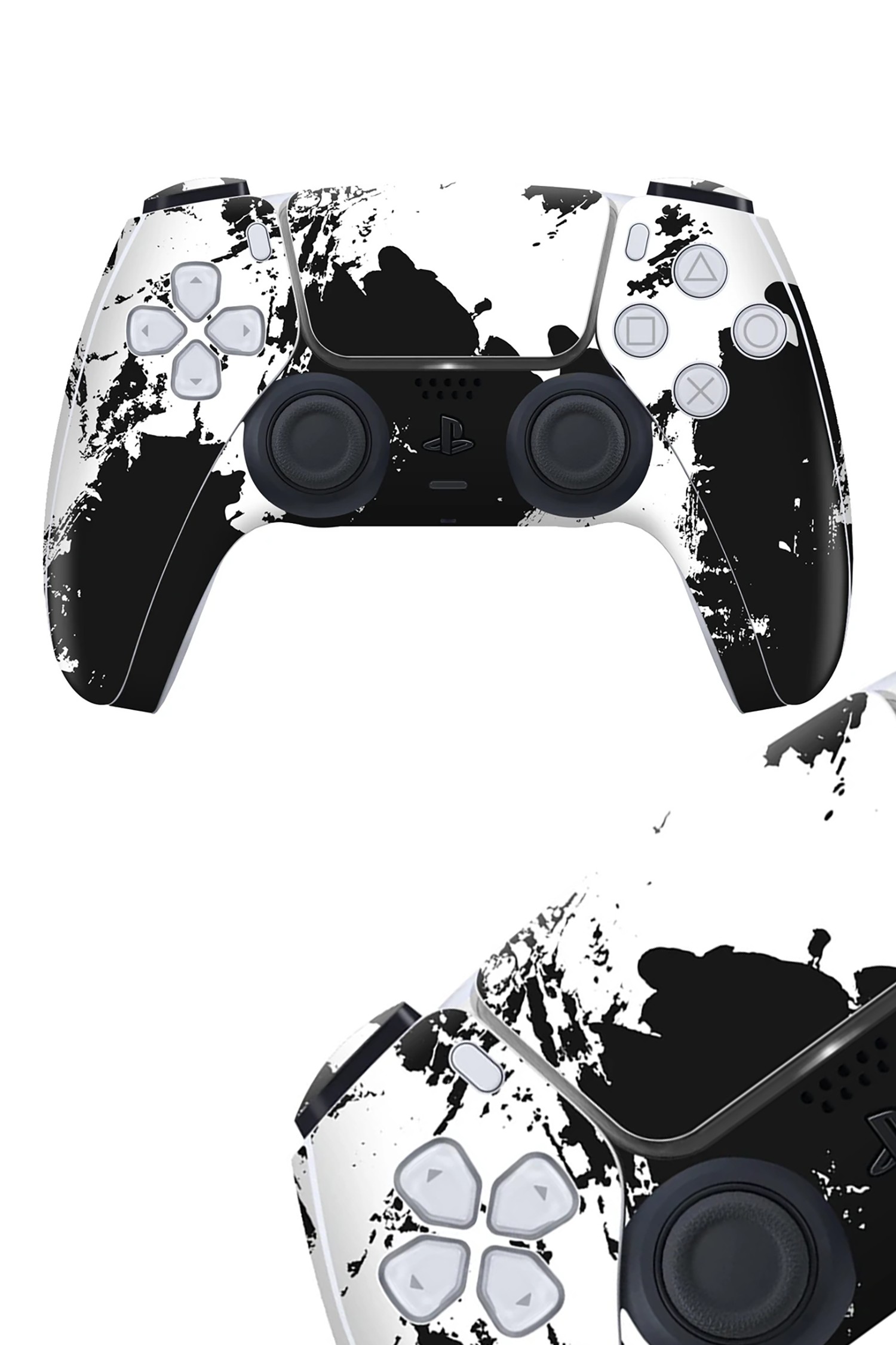 Ps5 DualSense Skin Black White