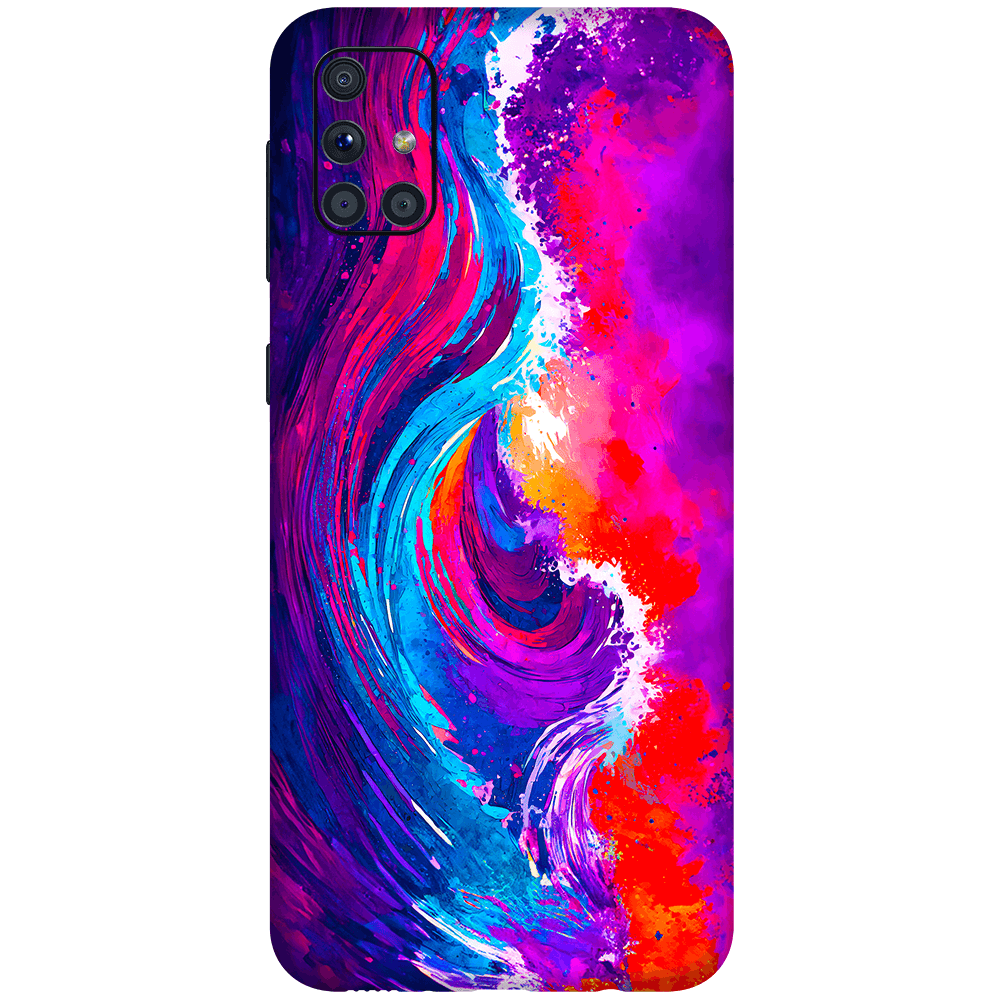 Samsung M51 Kaplama Mor Dalgalar