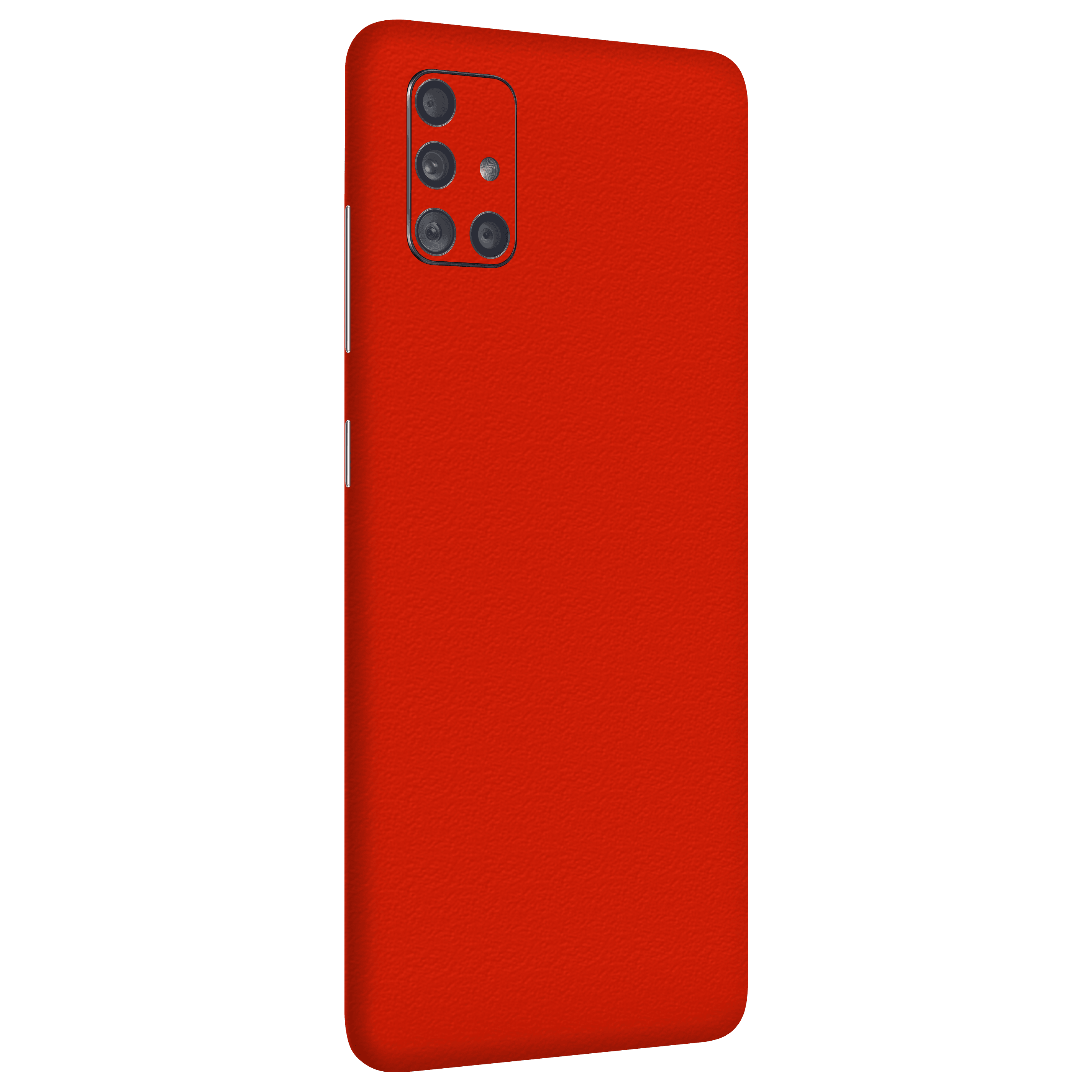 Samsung A51 Kaplama Dokulu Kırmızı