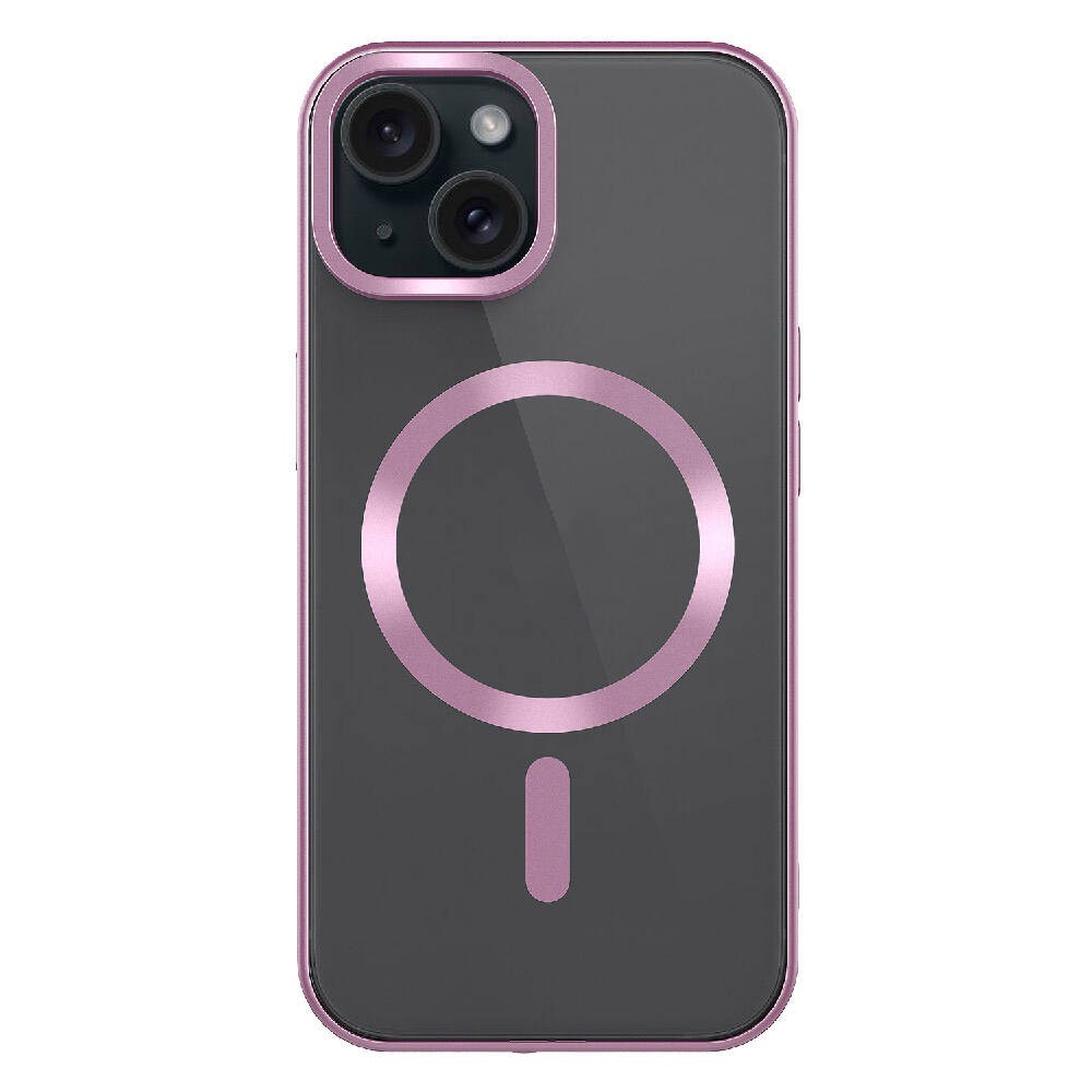 iPhone 15 Plus Kılıf Mat Tasarımlı M-safe Wireless Şarj Özellikli Mat Setro