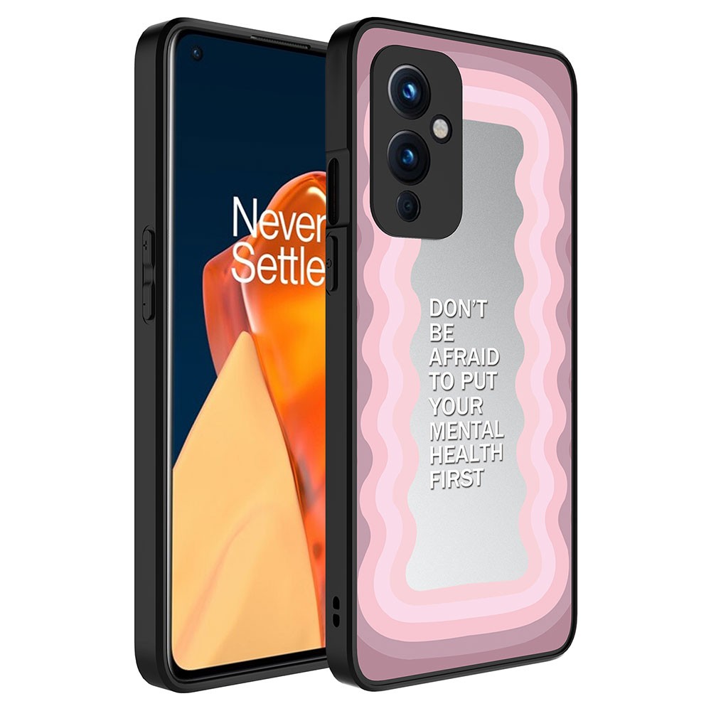 One Plus 9 Kılıf Aynalı Desenli Kamera Korumalı Parlak Mirror