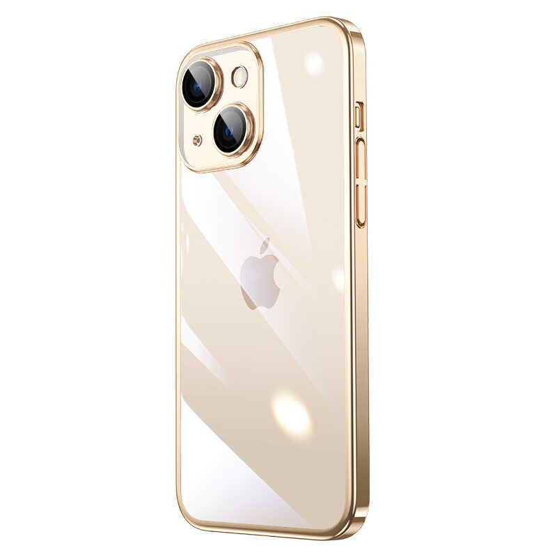 iPhone 14 Plus Kılıf Sert PC Renkli Çerçeveli Riksos