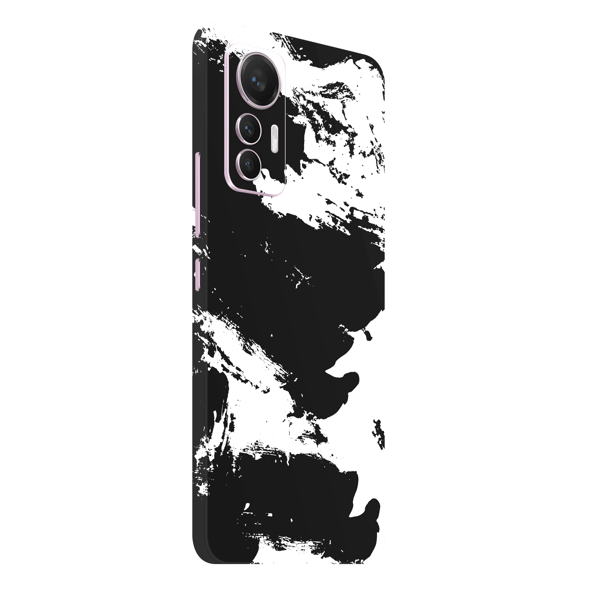 Xiaomi 12 Lite Kaplama Siyah Beyaz