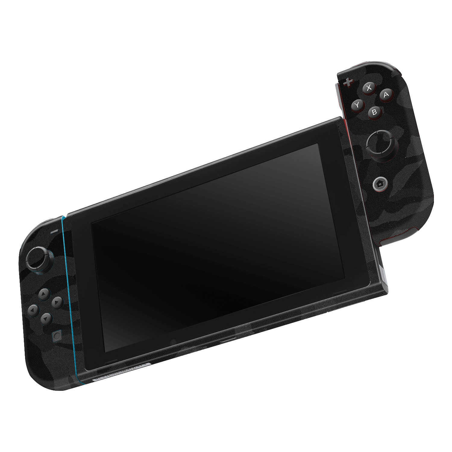 Nintendo Switch Kaplama Siyah Kamuflaj