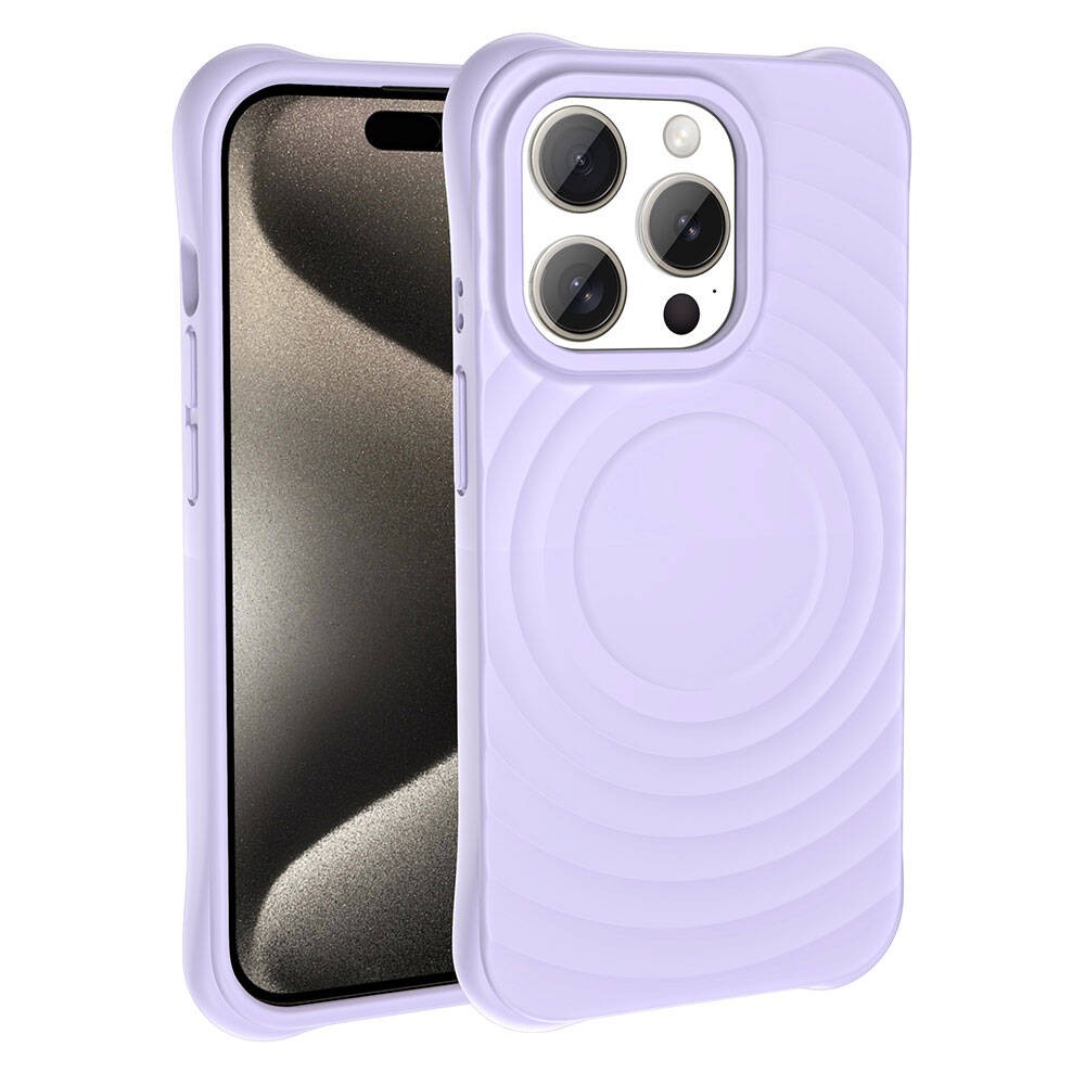 iPhone 15 Pro Max M-safe Şarj Özellikli Airbagli Mat Görünümlü Hepi