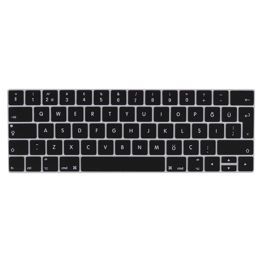 MacBook 13' Pro Touch Bar A1706 Klavye Koruyucu Silikon Ped