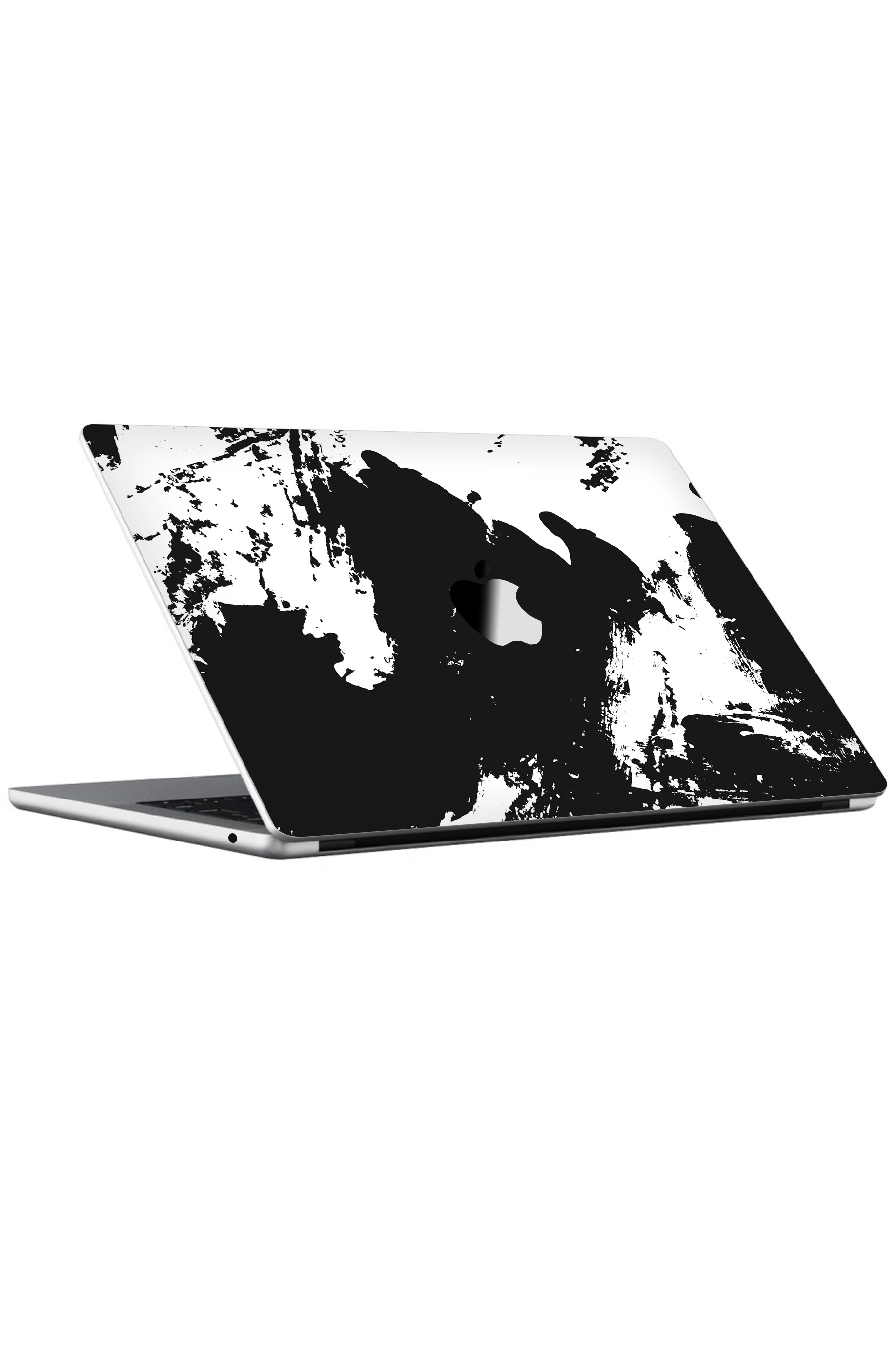 Macbook Air 13" (2022 M2) Kaplama - Siyah Beyaz