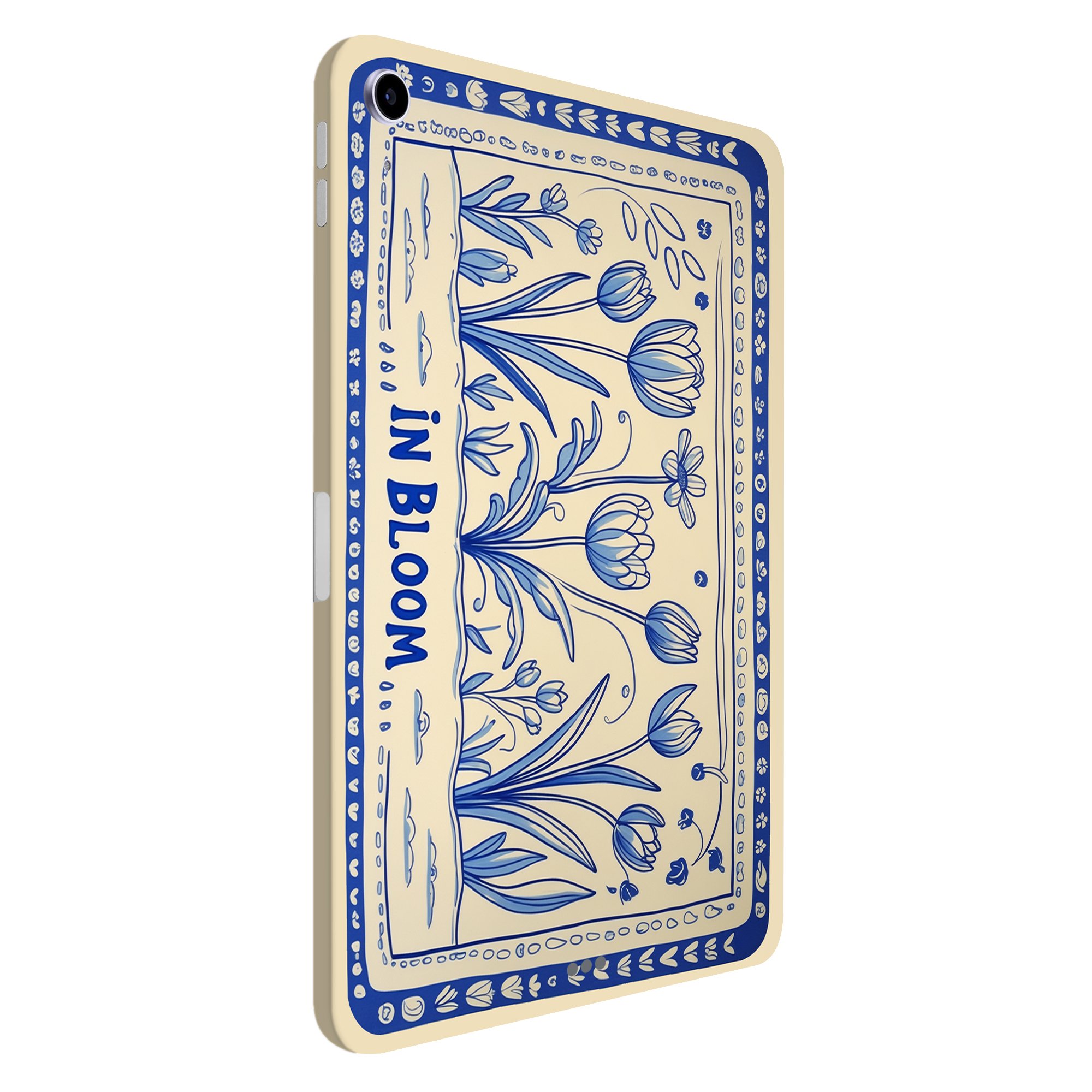 iPad Kaplama Porselen Çiçekler