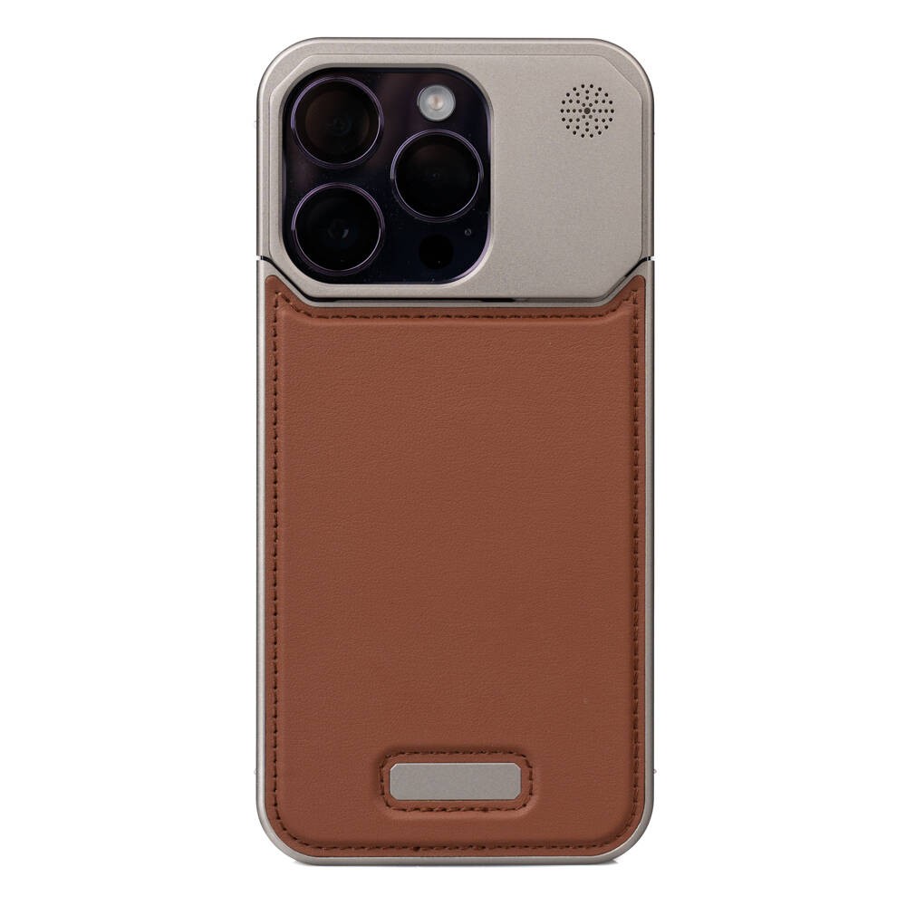 iPhone 15 Pro Max Kılıf M-safe Şarj Özellikli Mekanizmalı Koku Hazneli Mostar