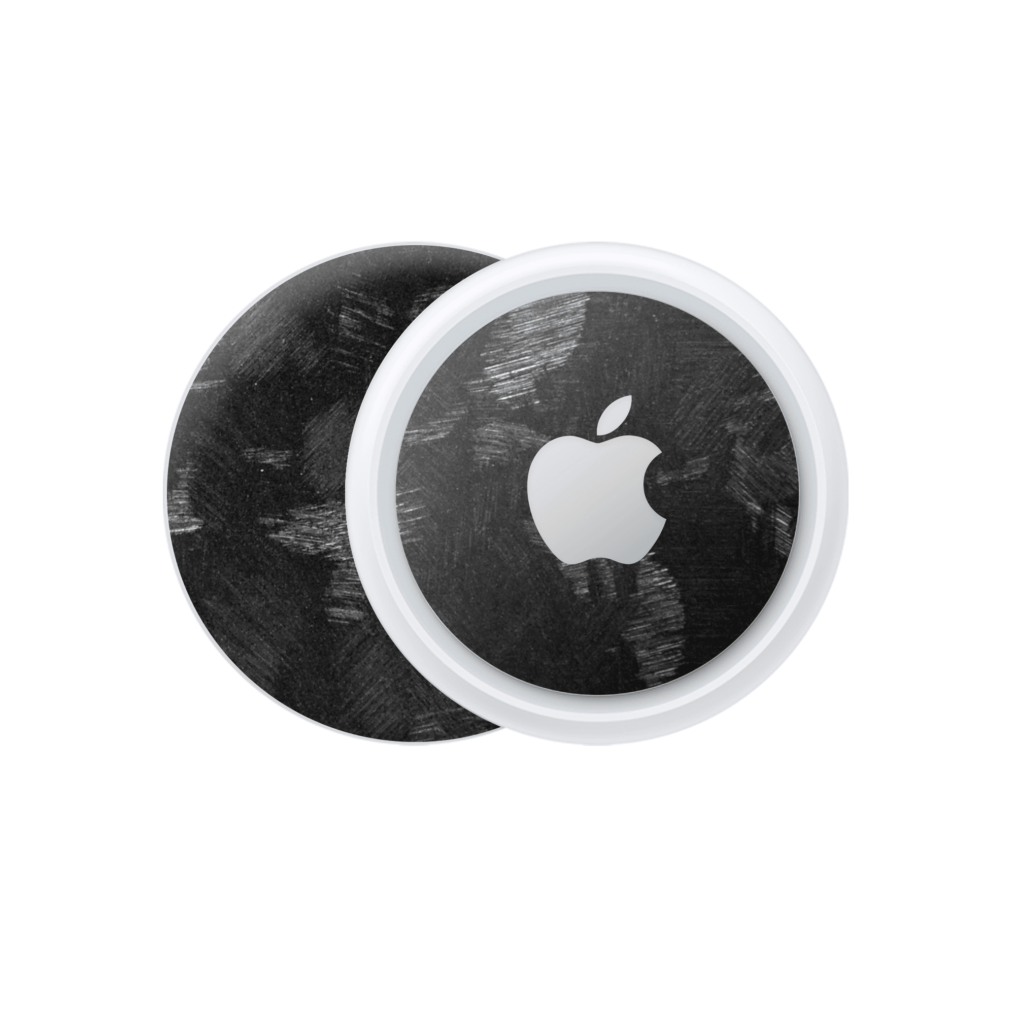 Apple Airtag Kaplama İşlenmiş Siyah Karbon