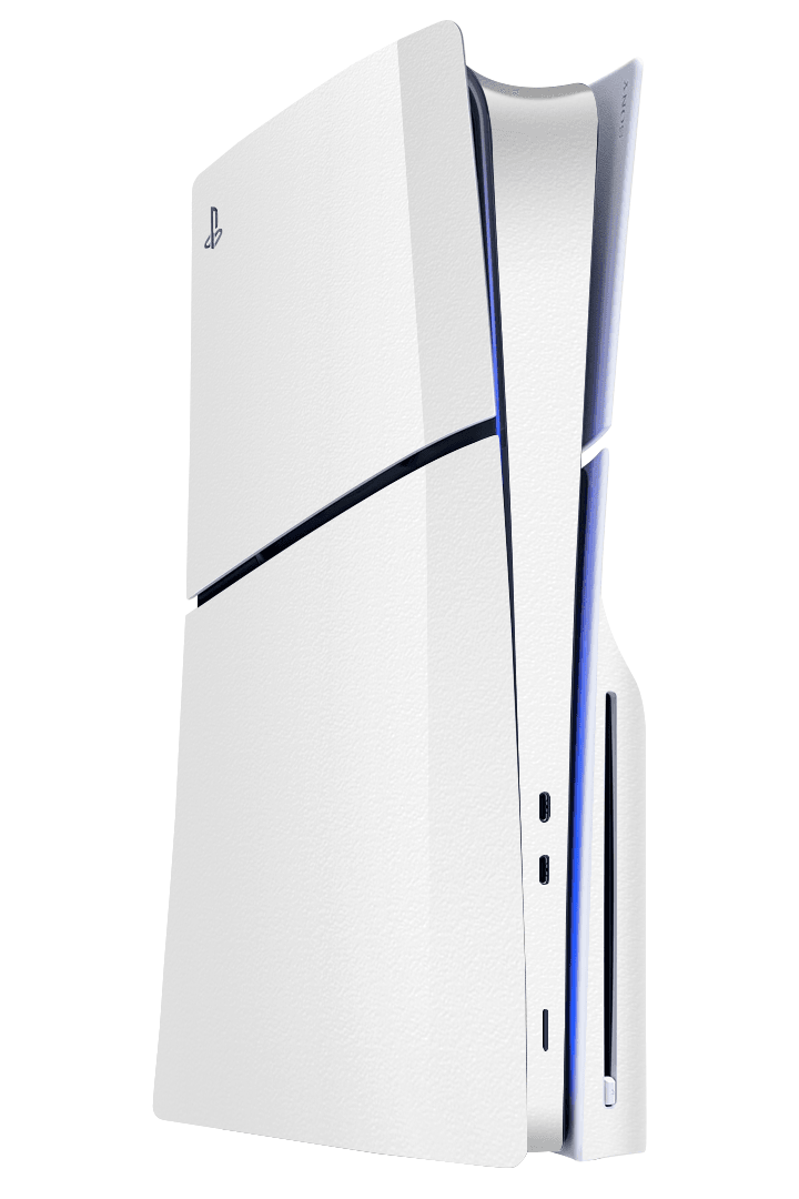 PlayStation 5 Slim Kaplama Dokulu Beyaz