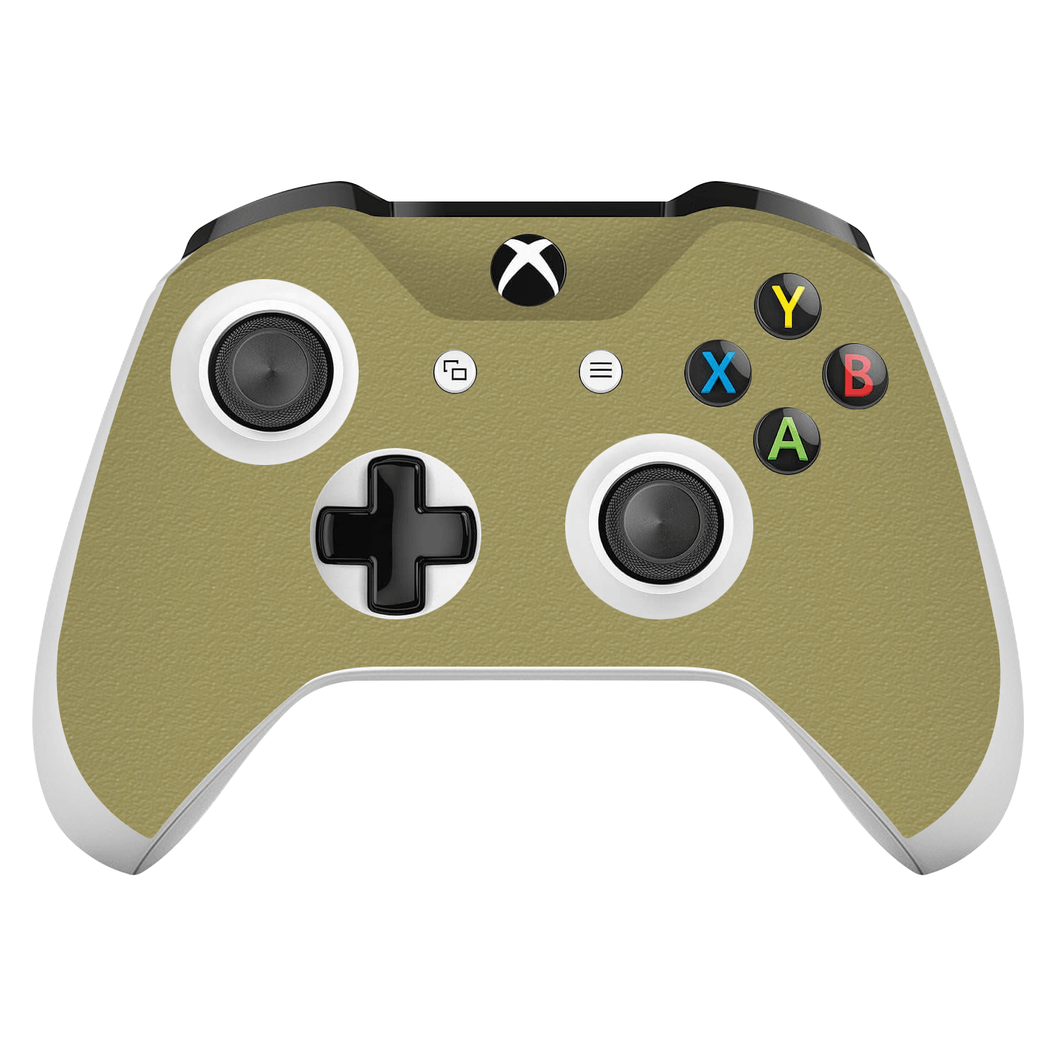 Xbox One X / S Controller Kaplama Dokulu Haki Yeşil