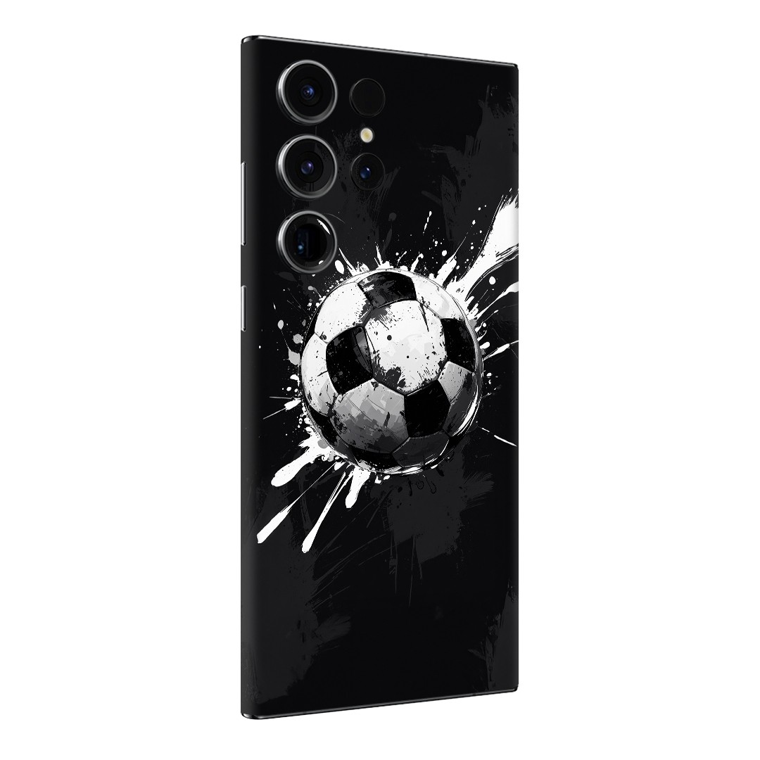 Samsung S24 Ultra Kaplama Siyah Beyaz Top