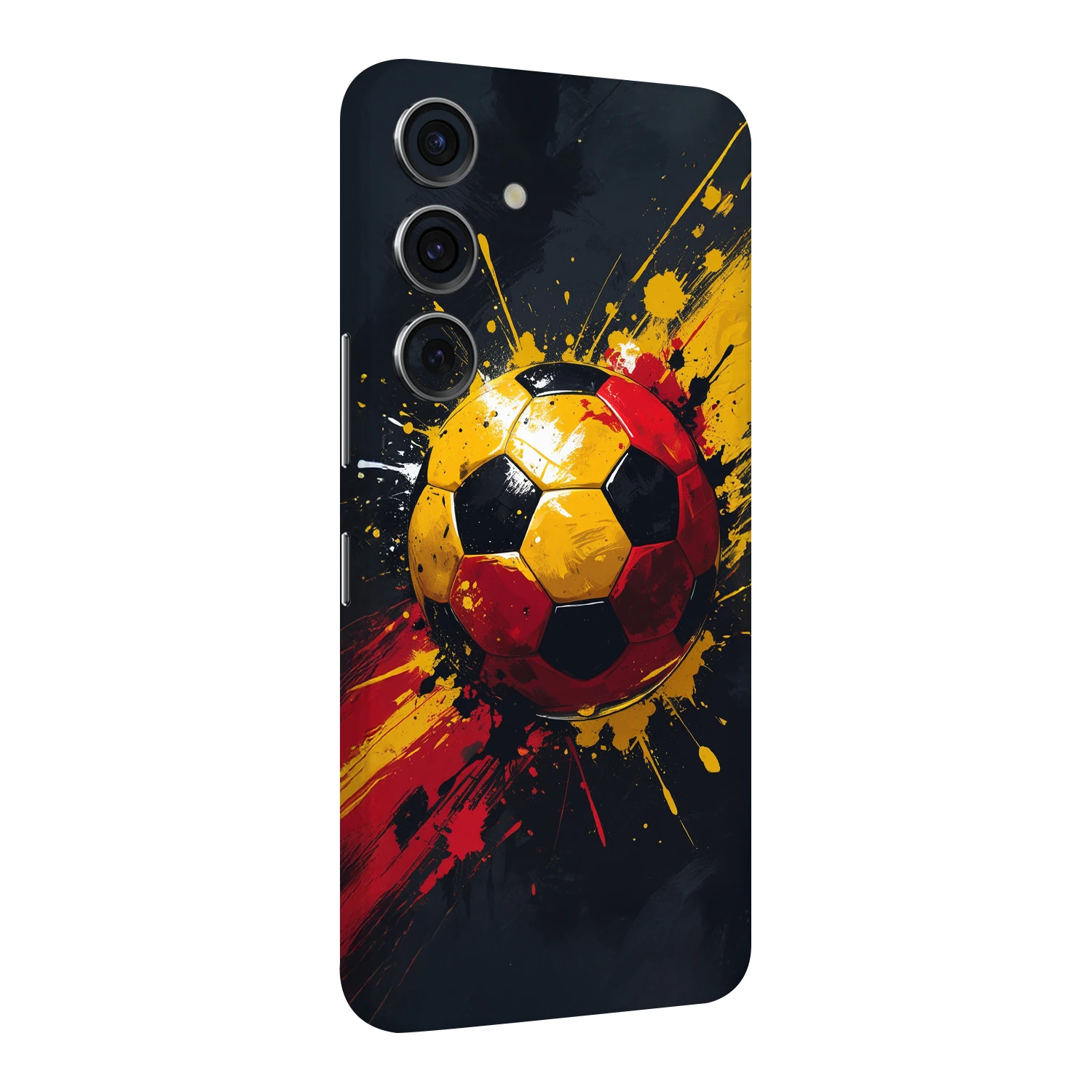 Samsung S24 Kaplama Sarı Kırmızı Top