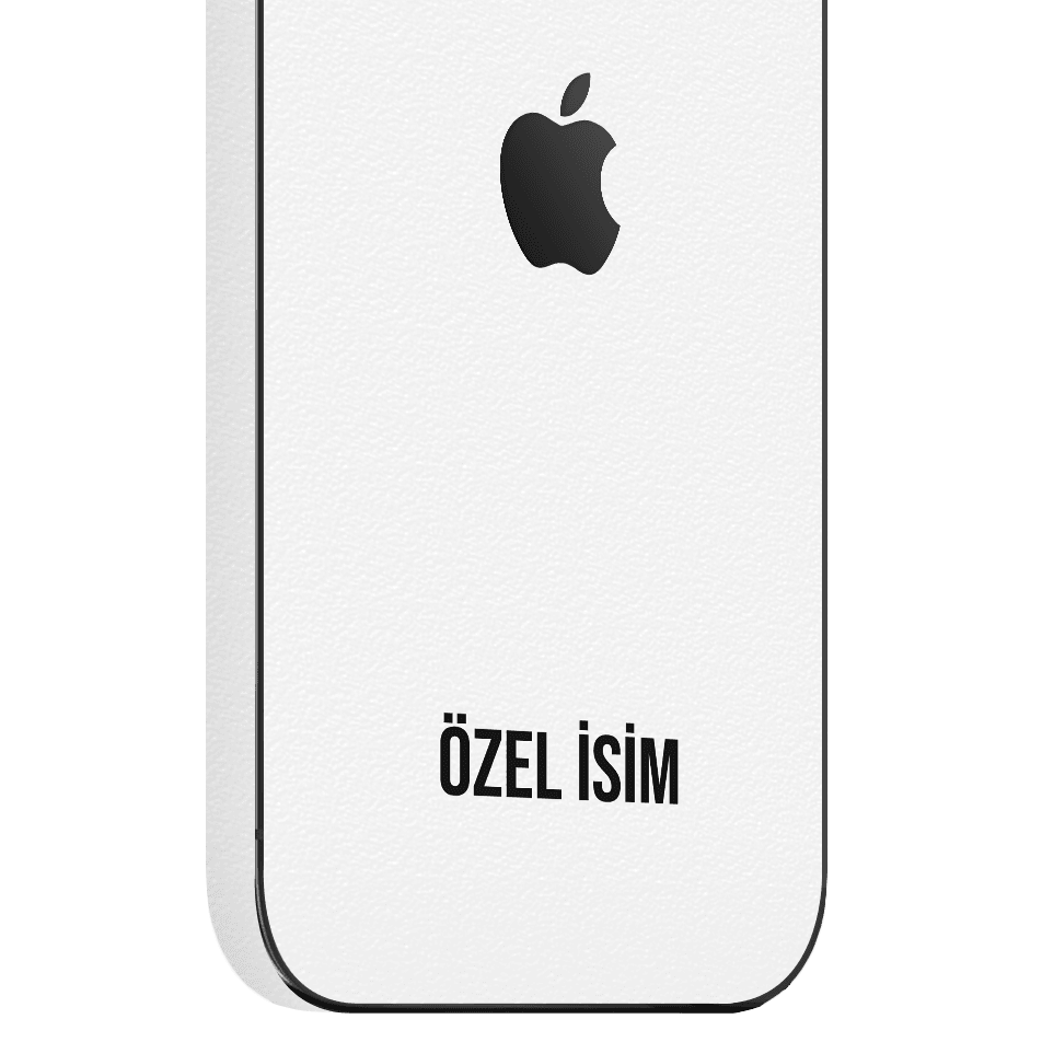 iPhone 12 Mini Kaplama Dokulu Beyaz