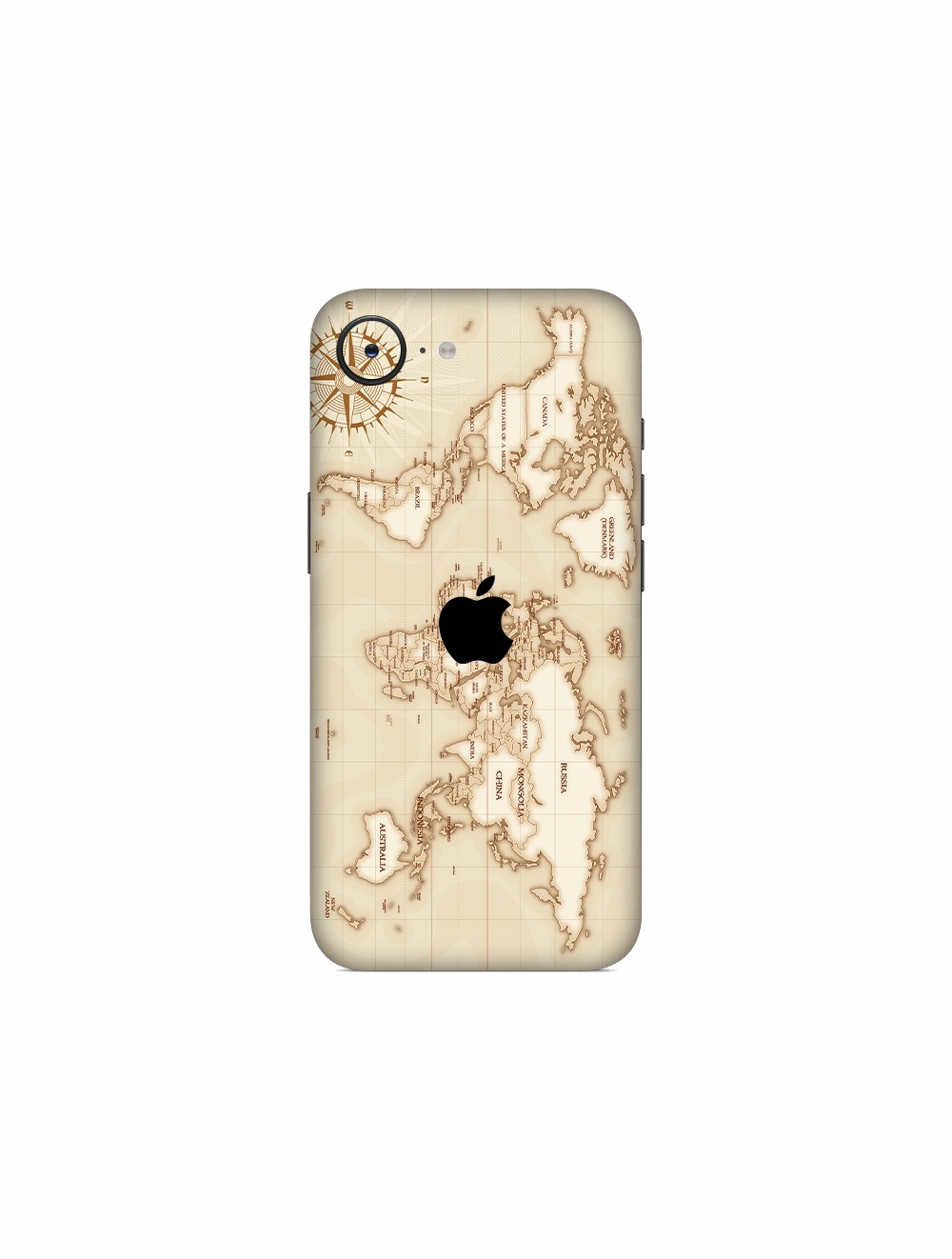 iPhone 16e Kaplama Retro Atlas