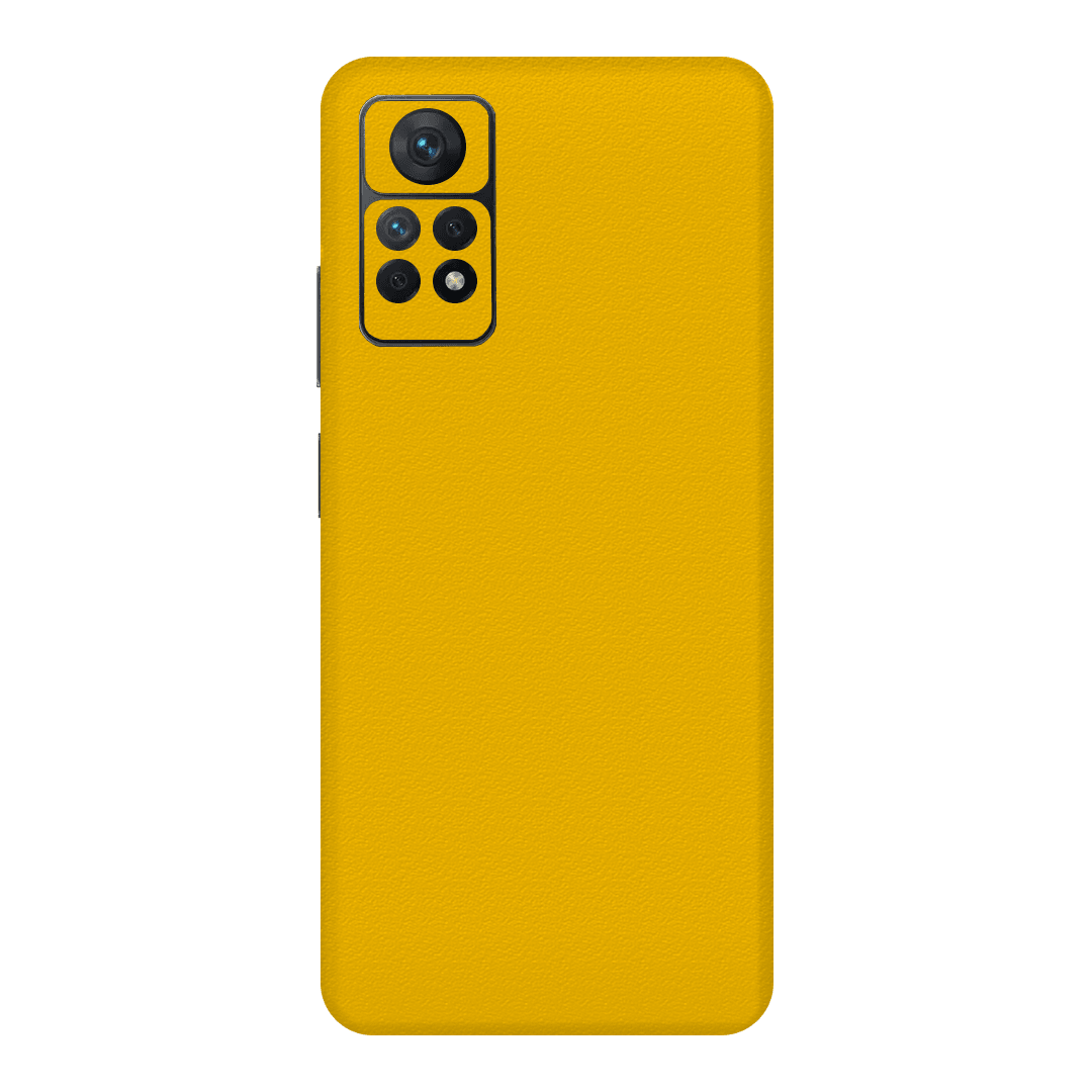 Xiaomi Redmi Note 11 Pro Kaplama Dokulu Sarı