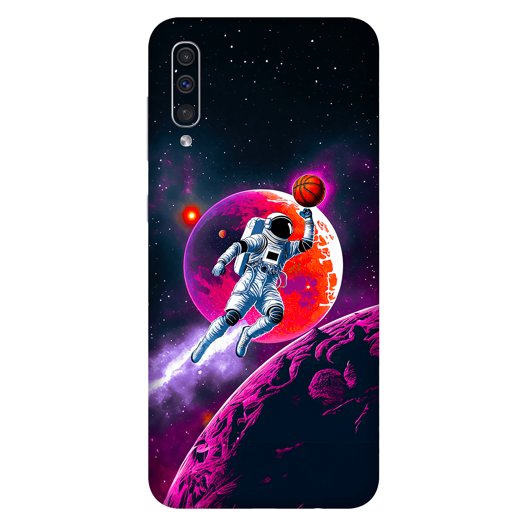 Samsung A70 Kaplama Basketbolcu Astronot