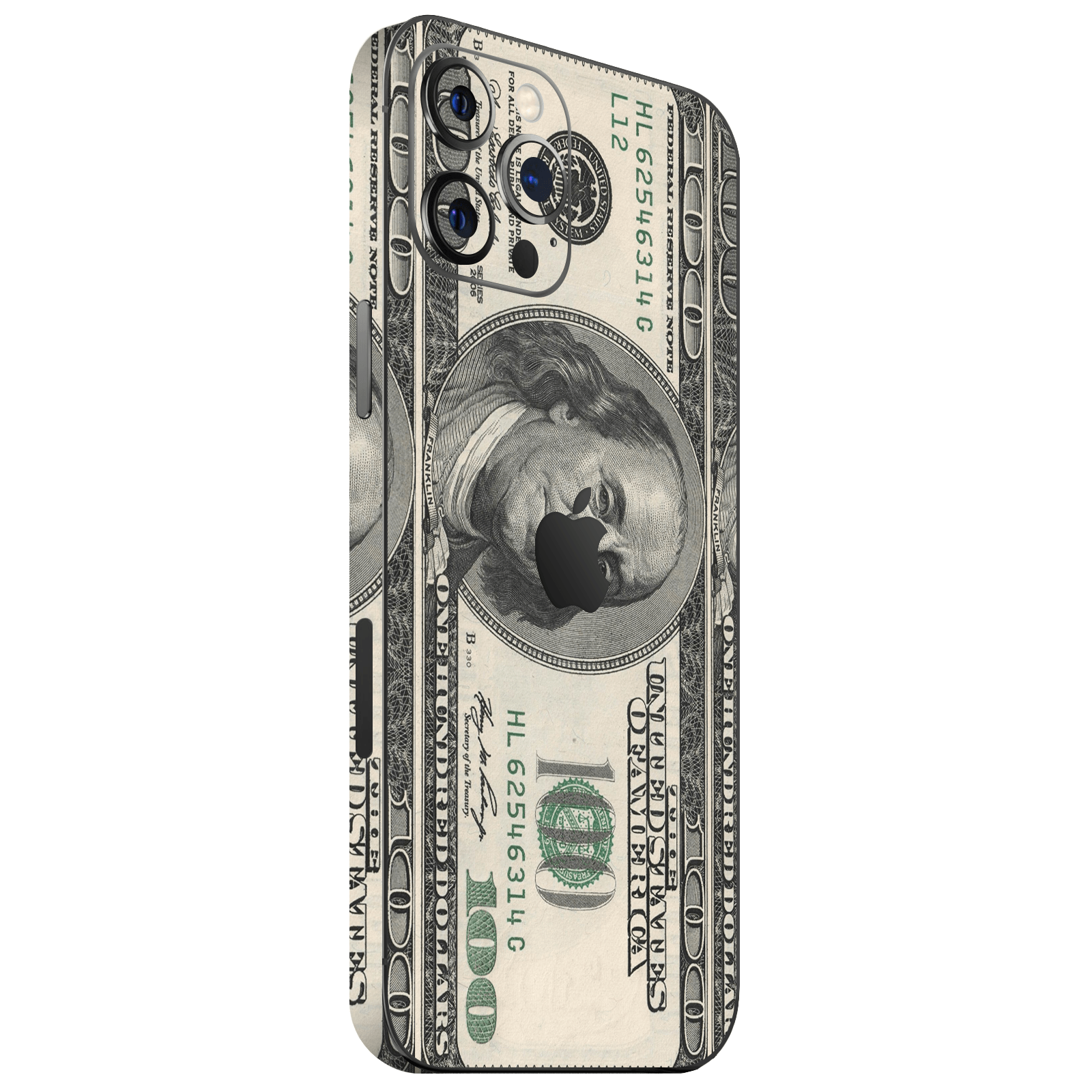 iPhone 12 Pro Kaplama Dolar Desenli
