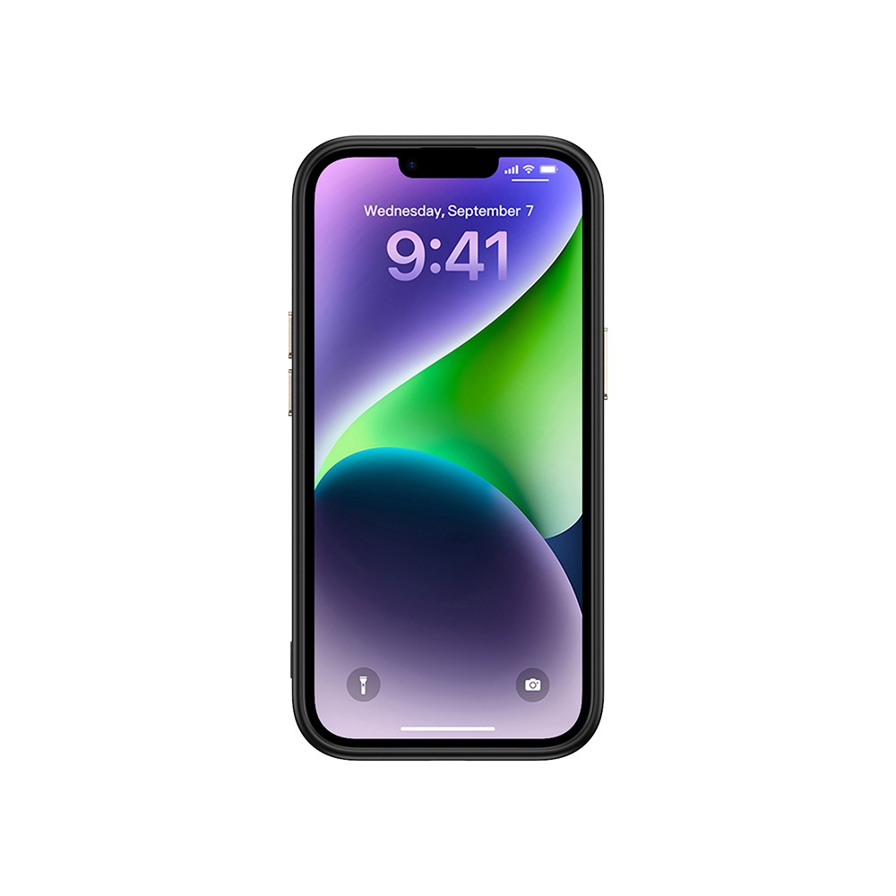 iPhone 13 Kılıf M-safe Şarj Özellikli Karbon Fiber Görünümlü Antina