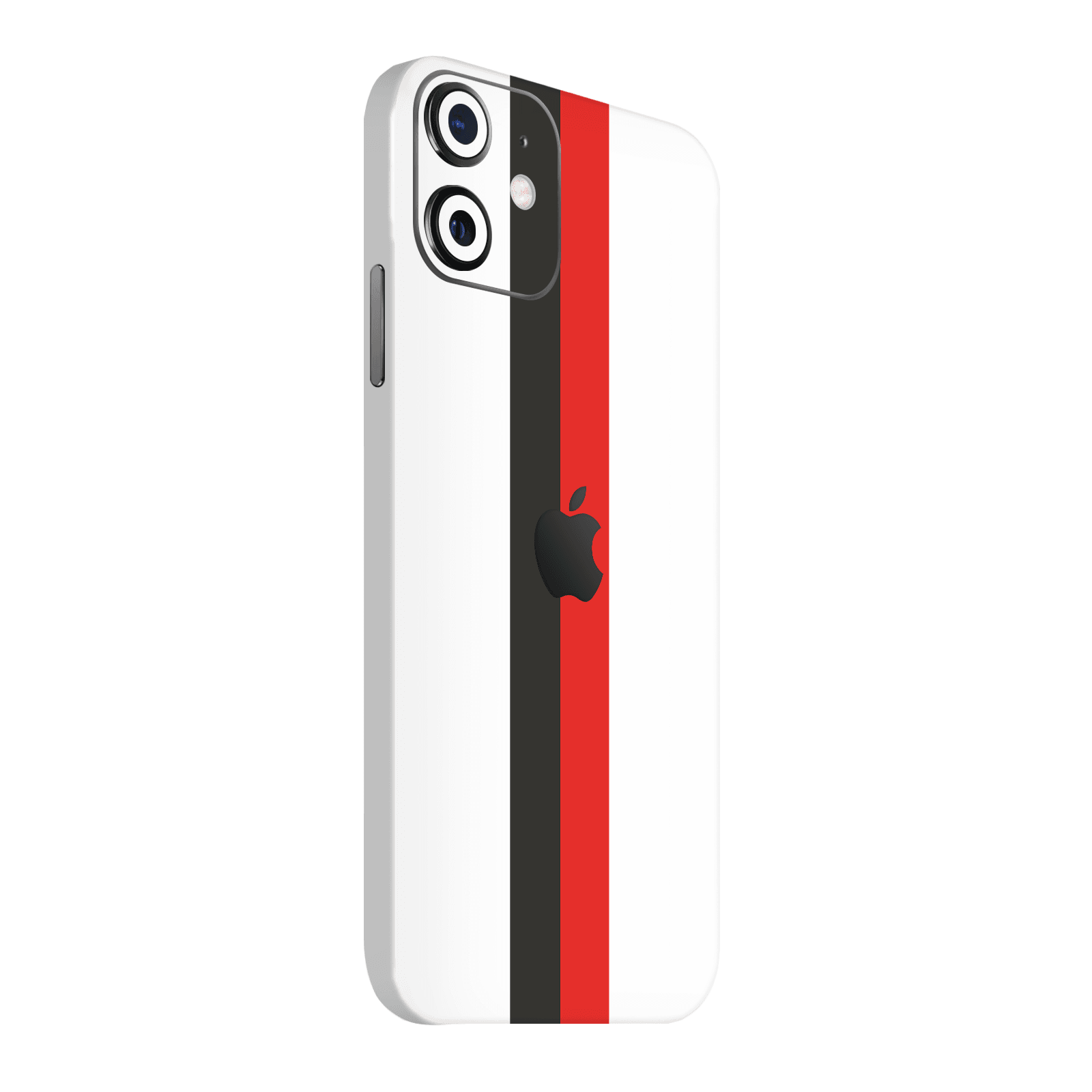 iPhone 12 Kaplama Siyah Beyaz Kırmızı