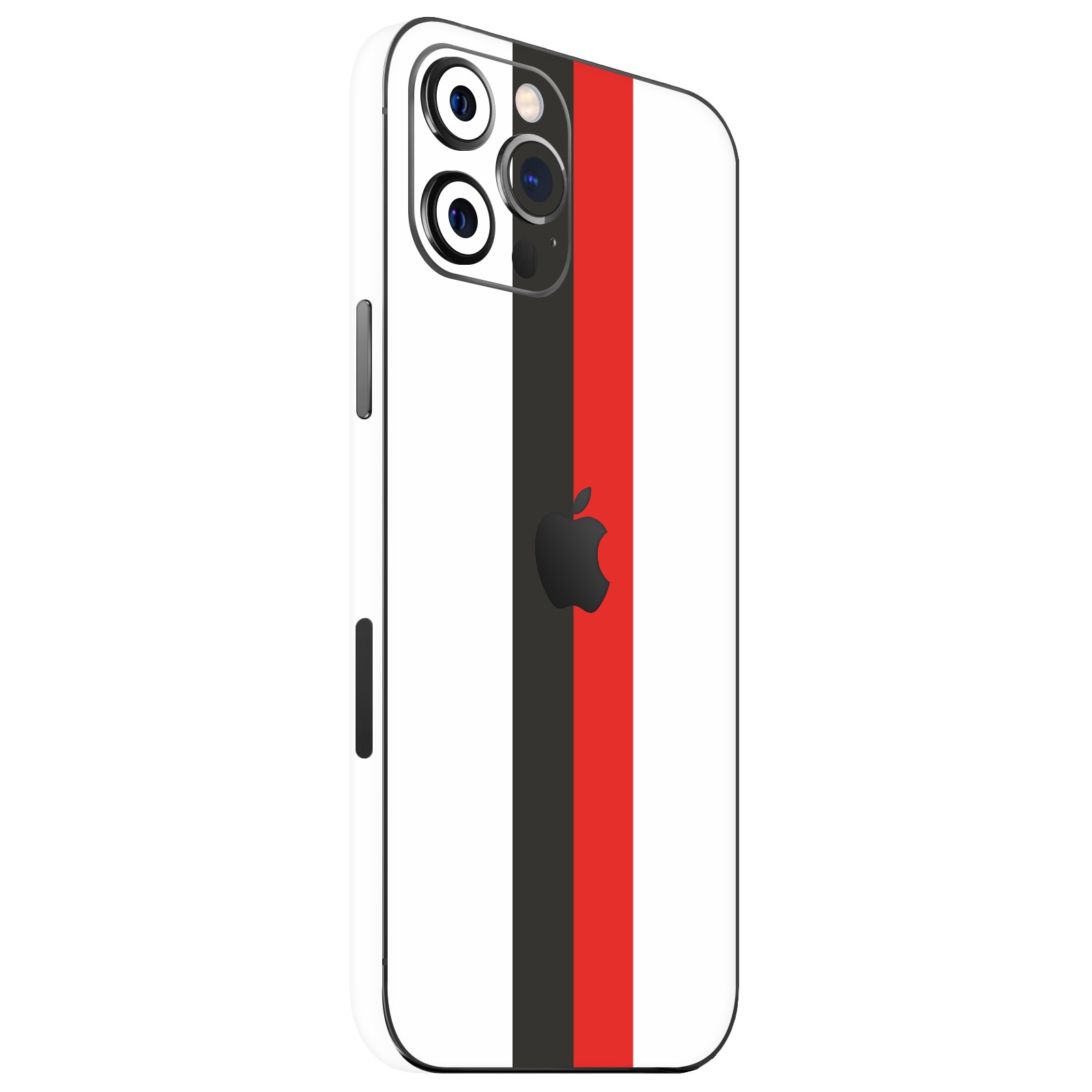iPhone 12 Pro Max Kaplama Siyah Beyaz Kırmızı