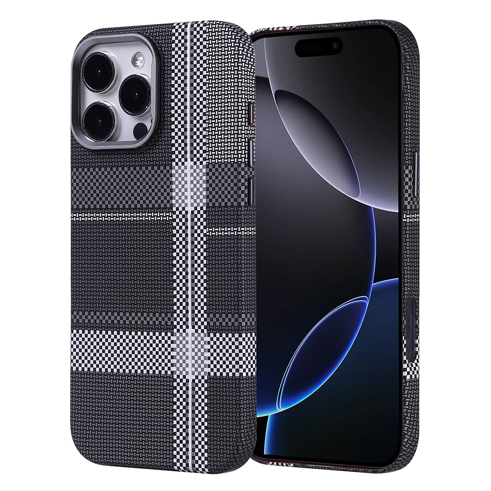 iPhone 16 Pro Max Kılıf Karbon Fiber M-safe