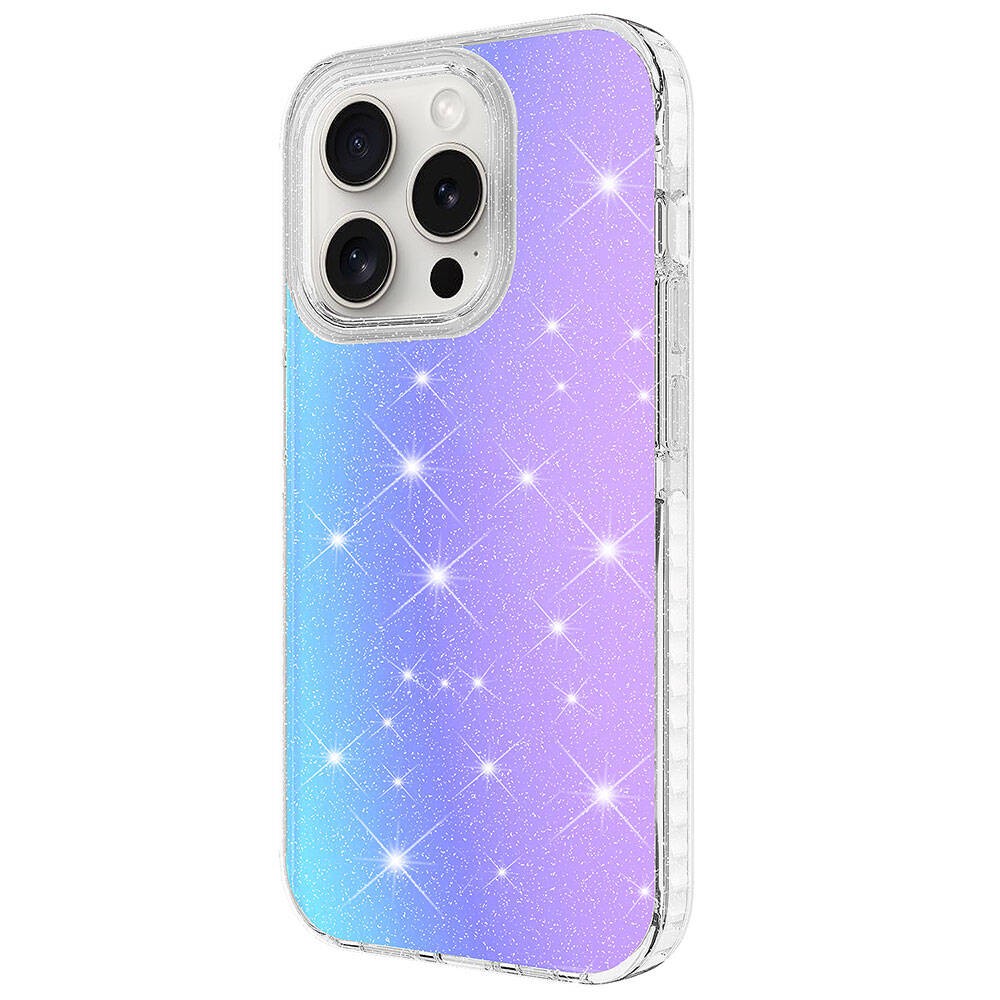 iPhone 15 Pro Kılıf Parlak Renk Geçişli Velle
