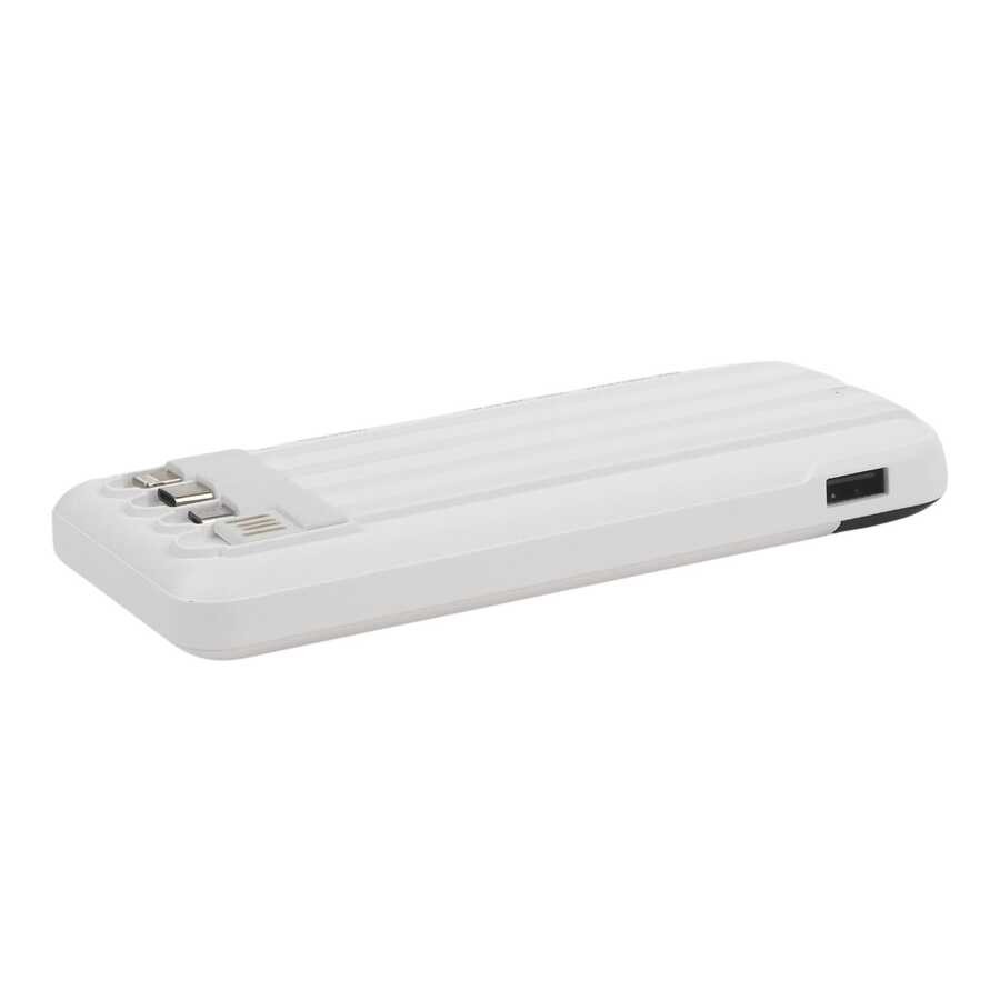 ZR-PW01 Type-C - Micro - Lightning Led Göstergeli Taşınabilir Powerbank 10000 mAh