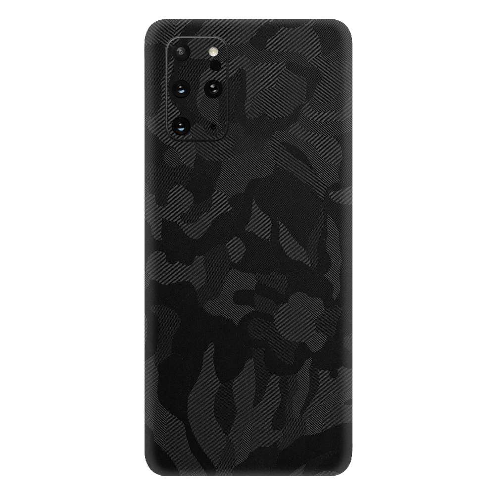 Samsung S20 Plus Kaplama Siyah Kamuflaj