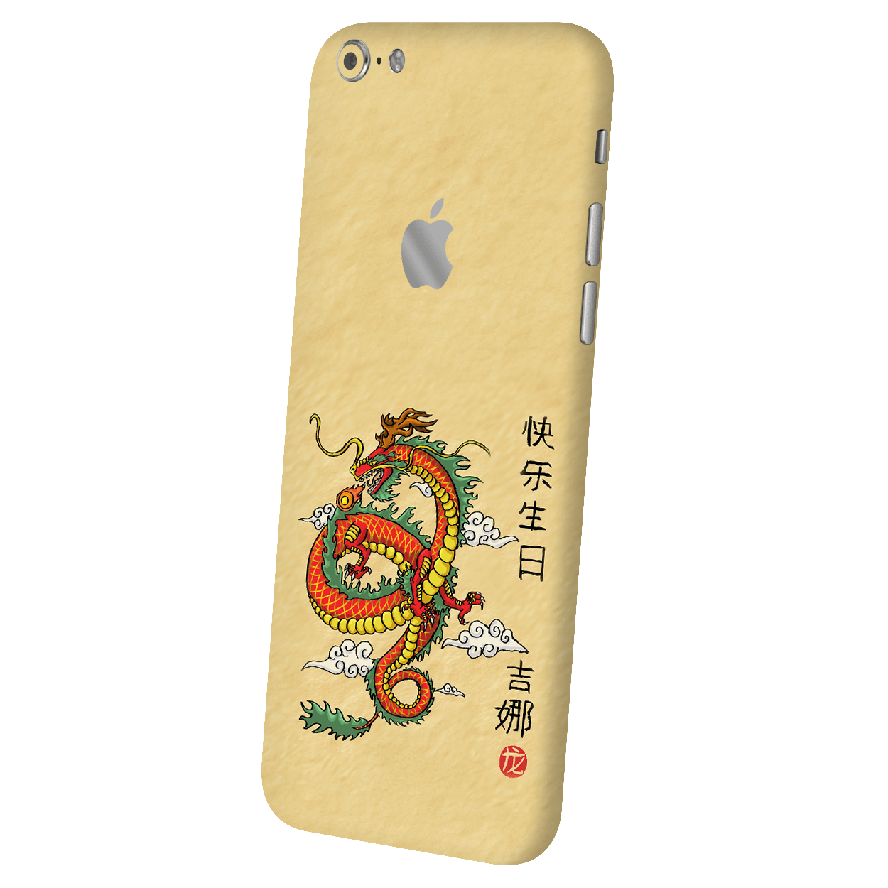 iPhone 6 / 6s Kaplama Turuncu Ejder